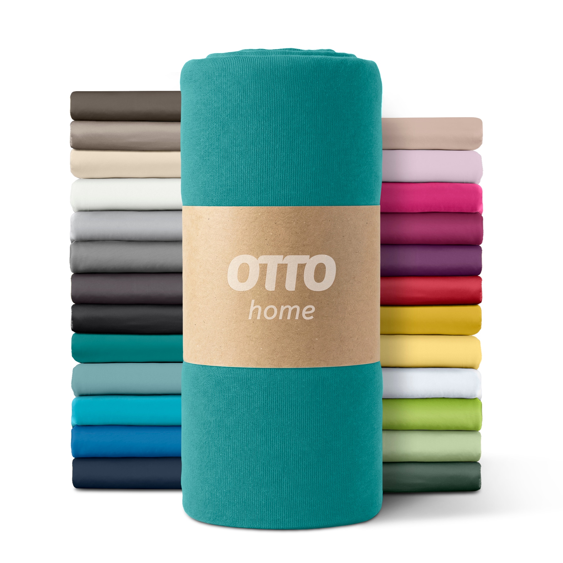 OTTO home Spannbettlaken »PAPRIKA« Bettlaken Laken in zwei Qualitäten: Fleece & Jersey, schnelltrocknend