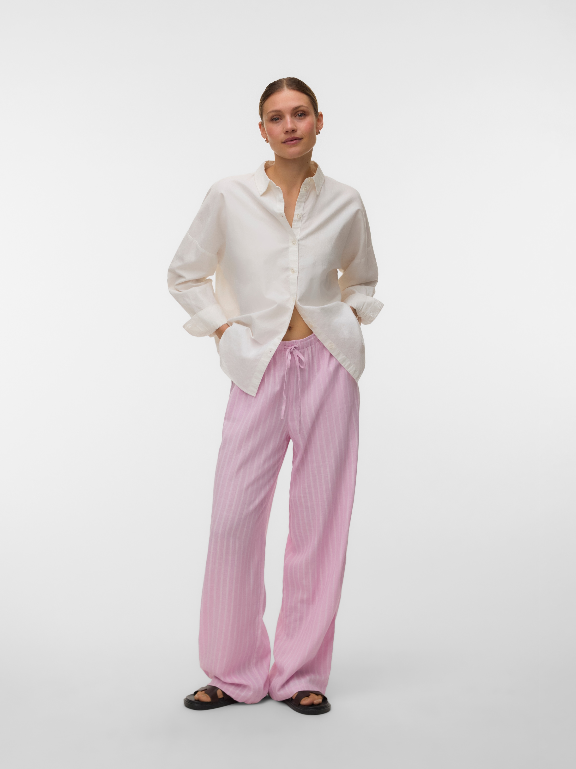 Vero Moda Schlupfhose »VMROSIE MW WIDE PANT NOOS«  Viskosemischung, oversize