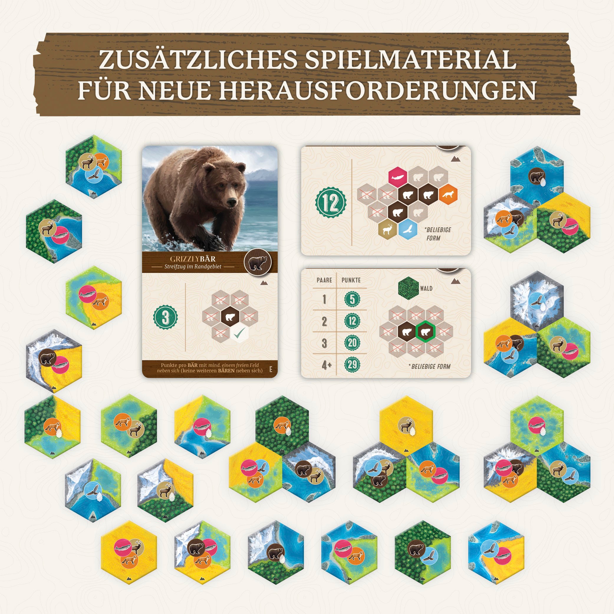 Kosmos Spiel »Cascadia - Landmarks Erweiterung«
