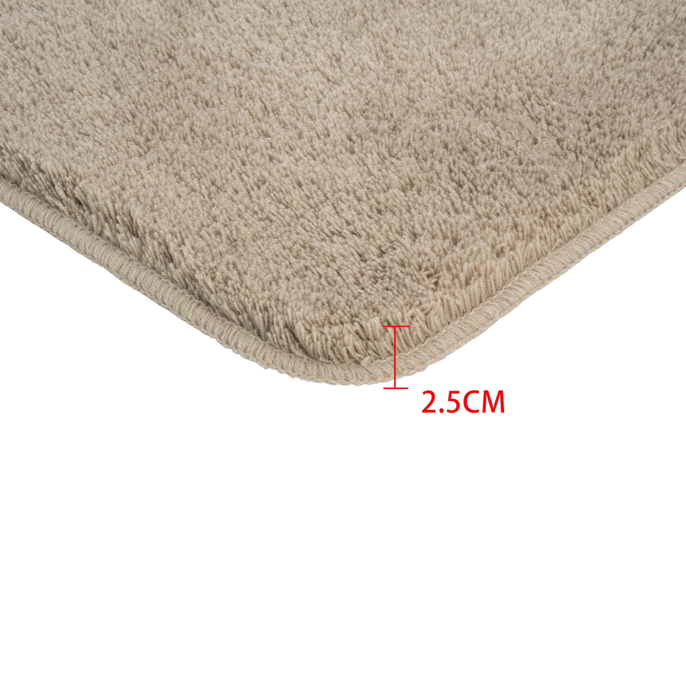 Bruno Banani Badematte »Lana, Standard & Premium Qualität, 25 mm oder 30 mm Höhe« rutschhemmend beschichtet fußbodenheizungsgeeignet | schnell trocknend | strapazierfähig Badteppich, Badematten, unifarben, auch als 3 teiliges Set & rund