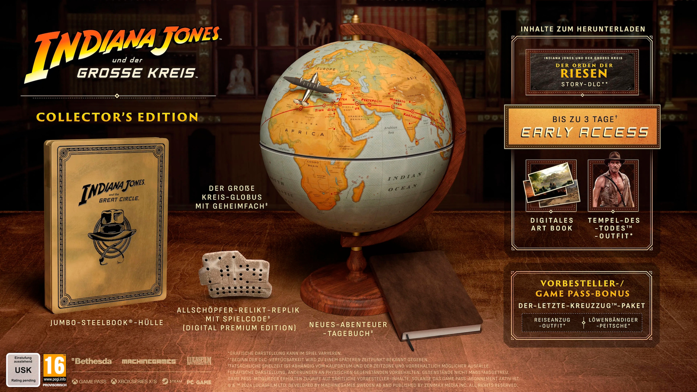 Spielesoftware »Indiana Jones und der große Kreis Collector's Edition«, PC