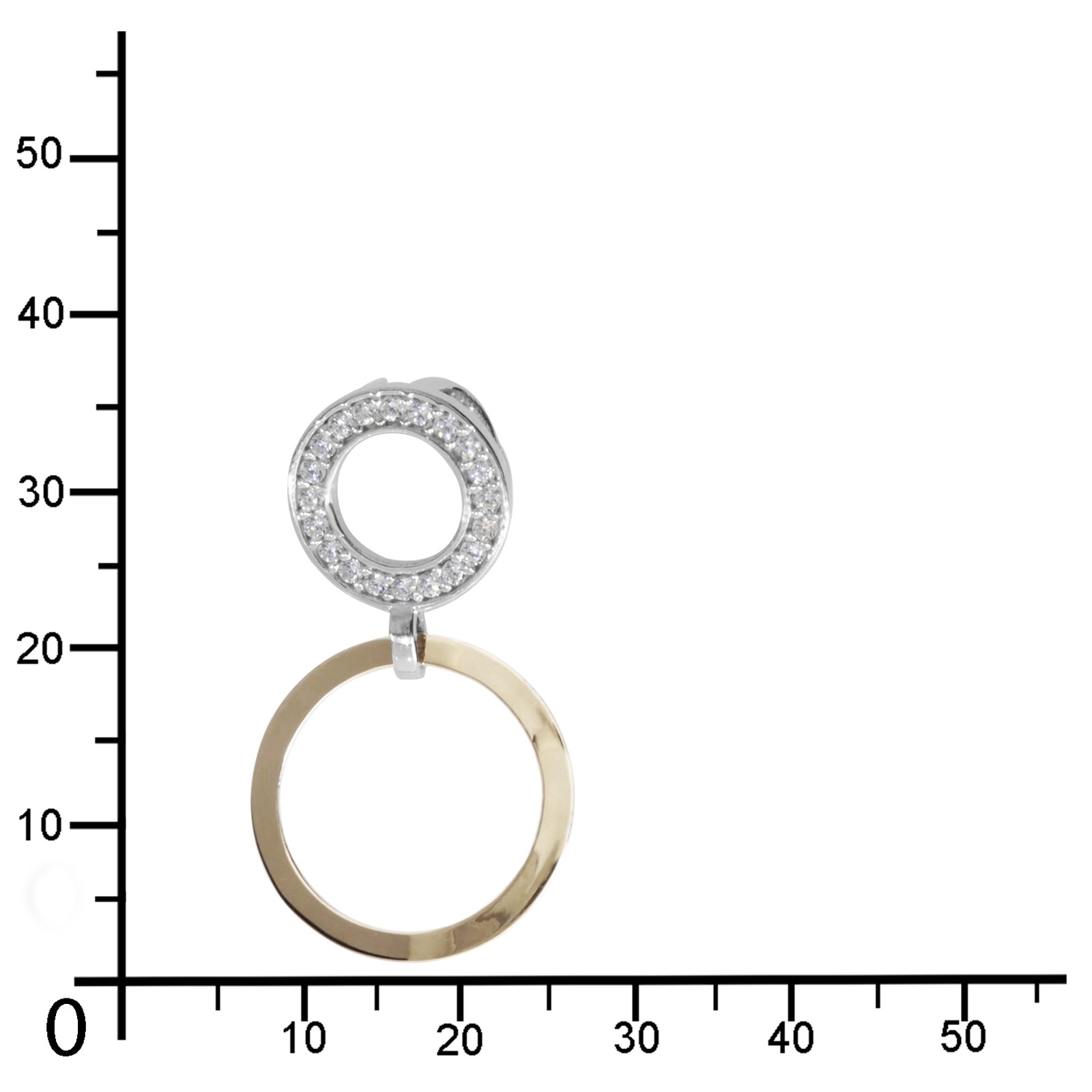 OSTSEE-SCHMUCK Kettenanhänger »- Sunny Exklusiv - Silber 925/000 & Gold 585/000 - Zirkonia«