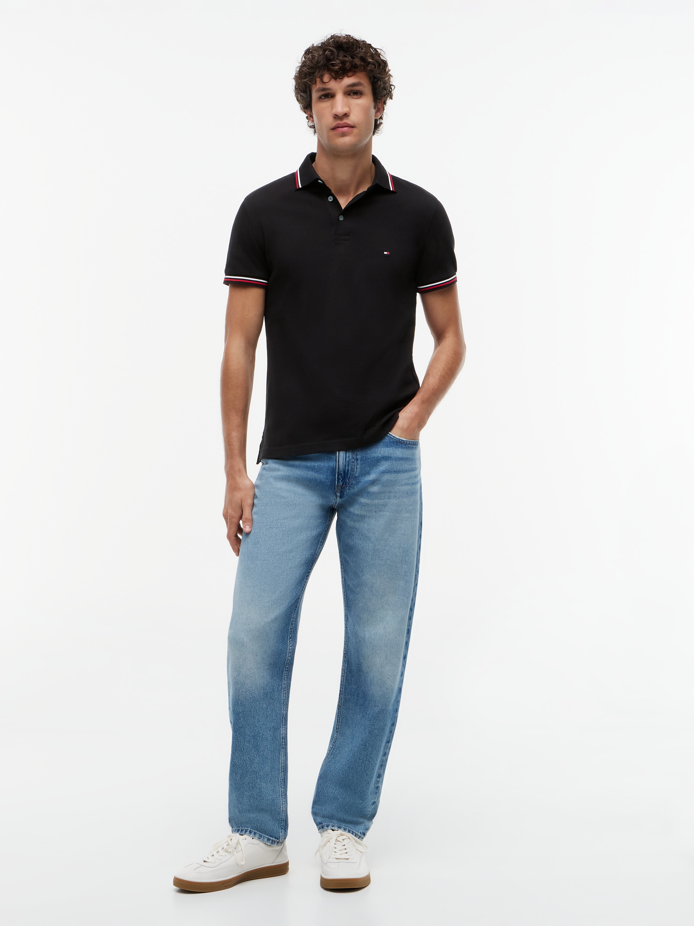 Tommy Hilfiger Poloshirt »TIPPED SLIM FIT POLO« mit Kontrast-Details