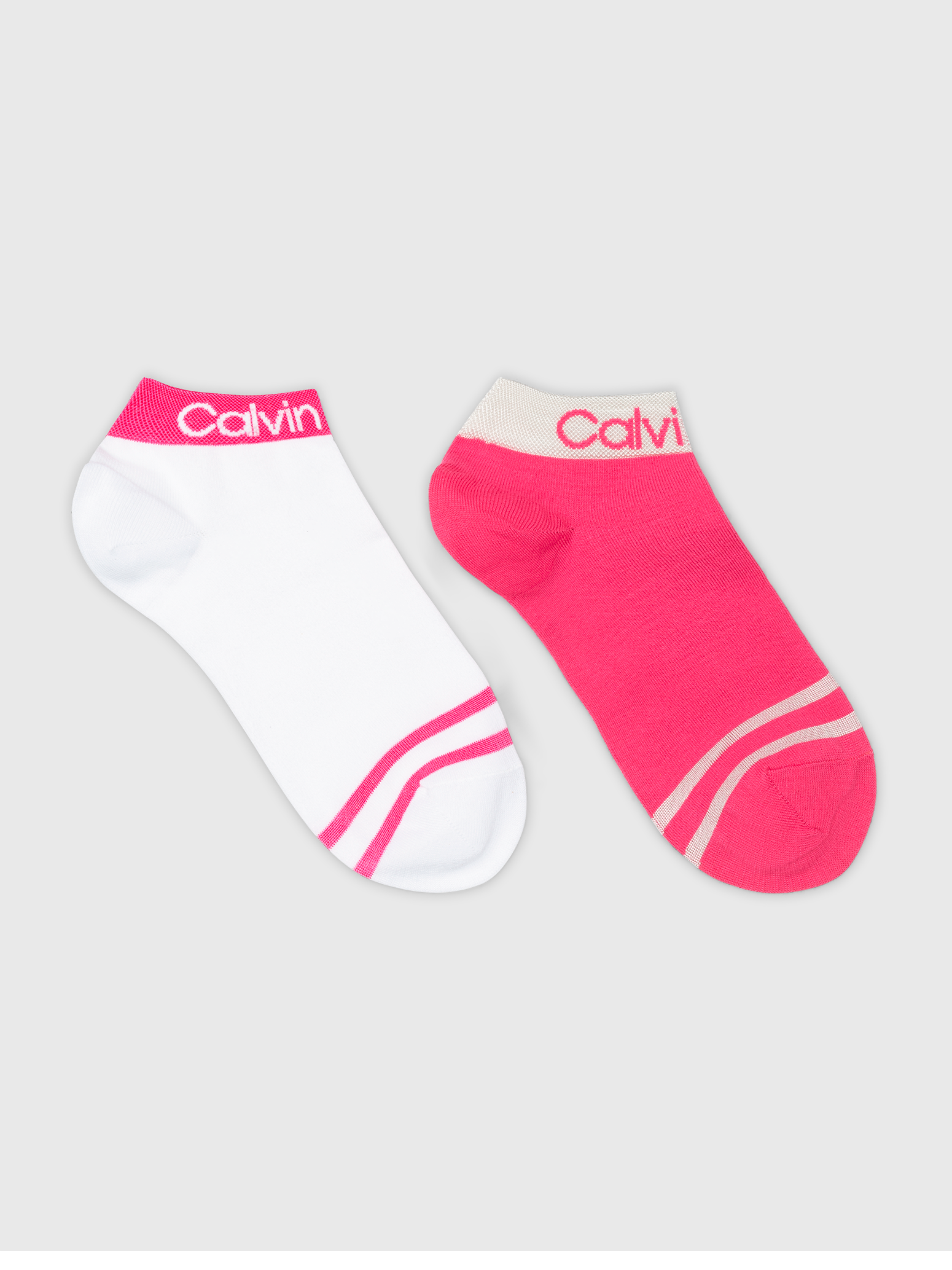 Calvin Klein Jeans Kurzsocken »CK WOMEN QUARTER 2P LOGO WELT«, (2 Paar), Coolmax-Garn, Einheitsgröße passend von 37-41