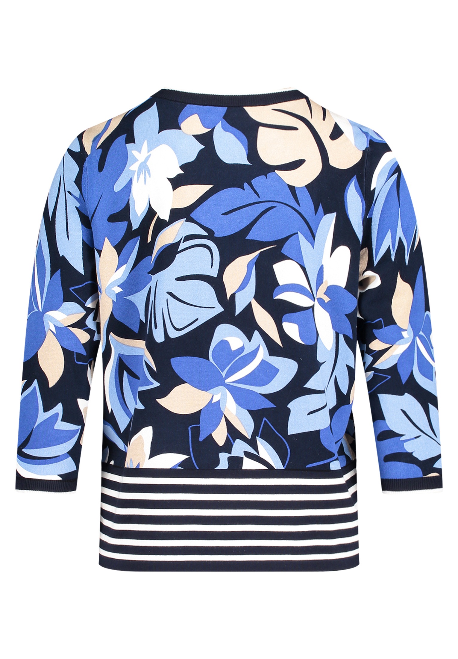 Betty Barclay Rundhalspullover »Feinstrickpullover mit Blumenprint«