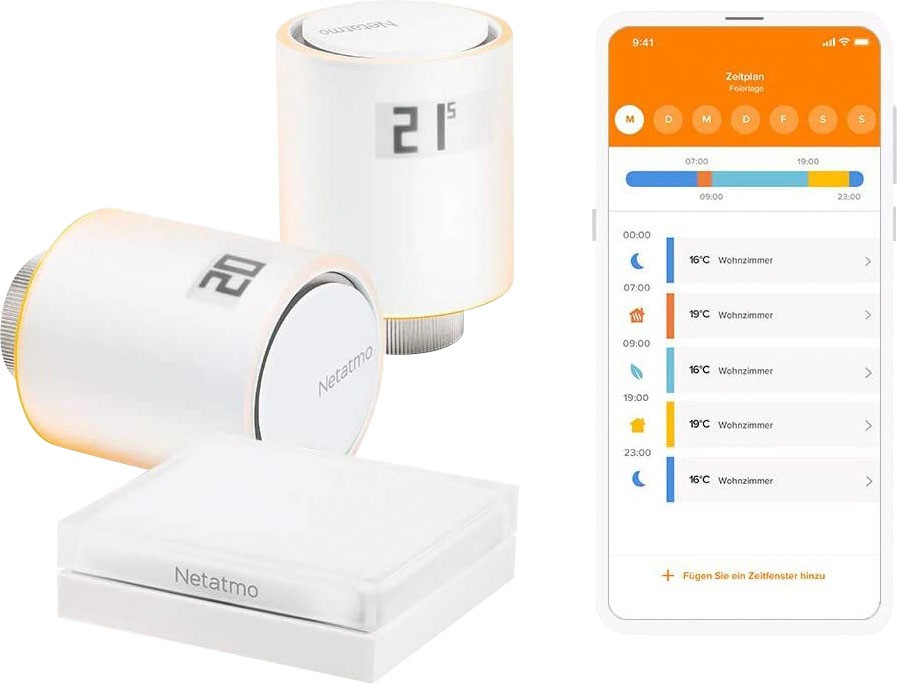 Netatmo Heizkörperthermostat »Smarte Heizkörperthermostate Starterpaket«