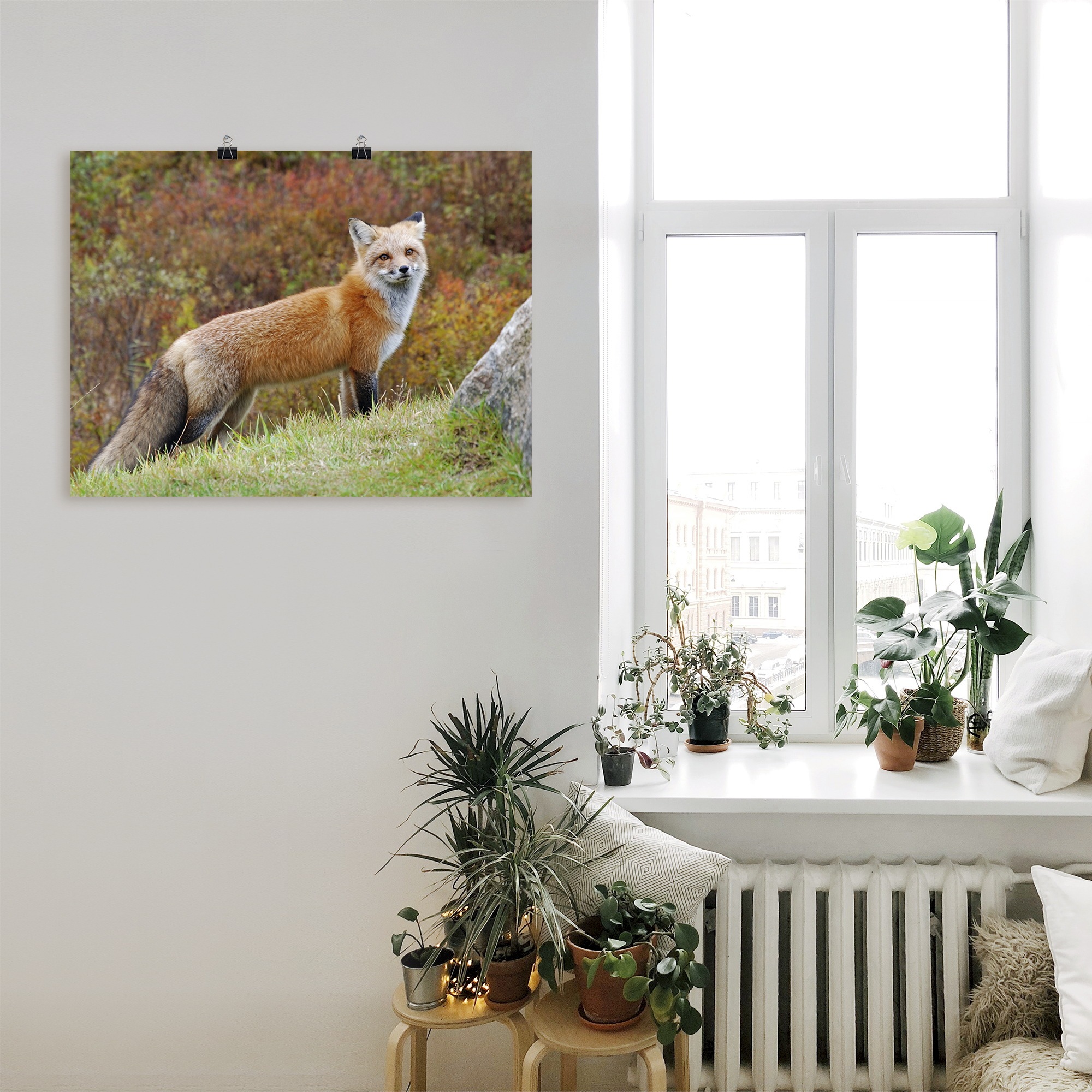 Artland Wandbild »Fuchs I«, Wildtiere, (1 St.), als Leinwandbild, Poster in verschied. Größen