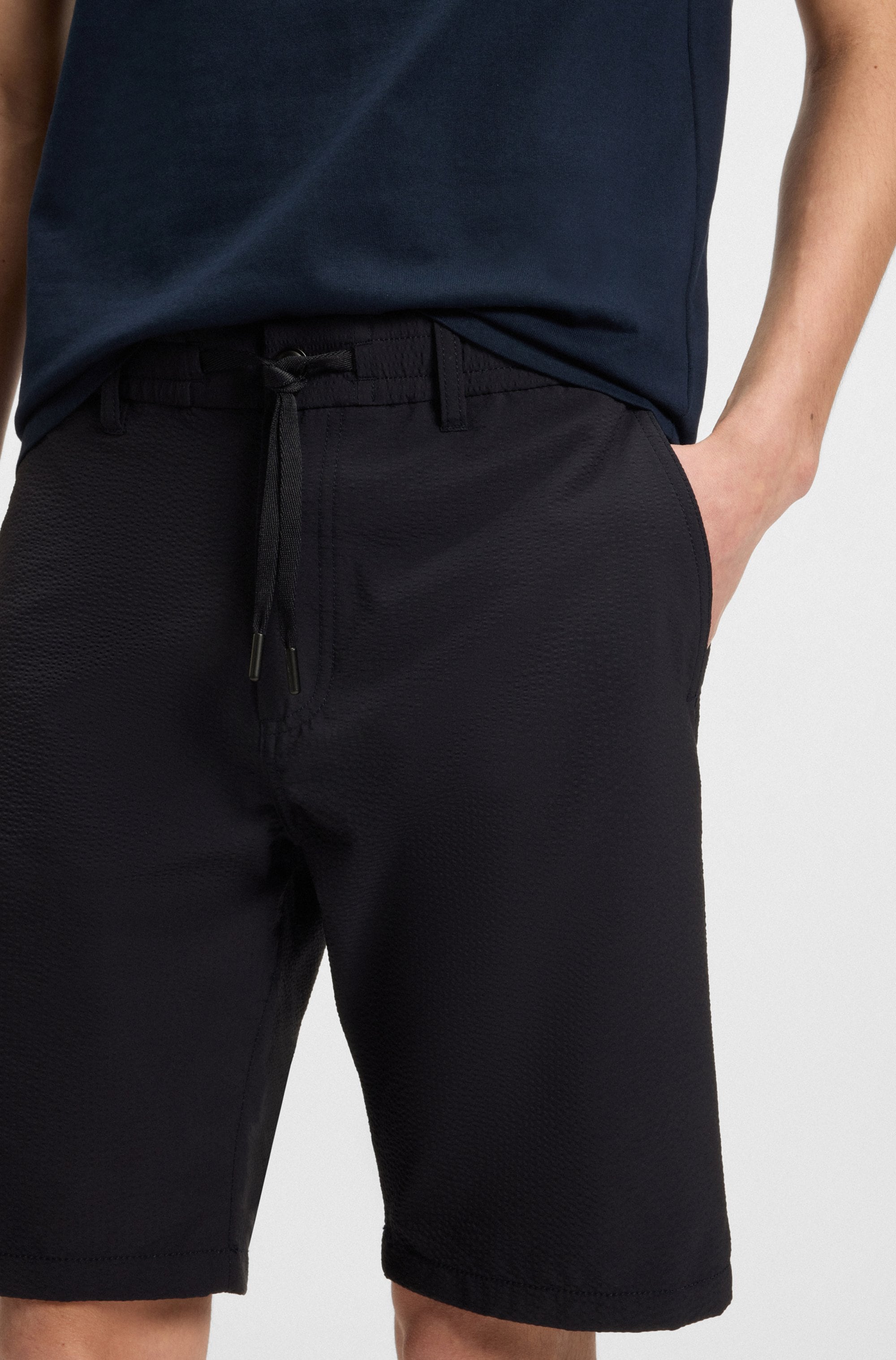 BOSS ORANGE Chinoshorts »tapered DS«, mit Kordelzug