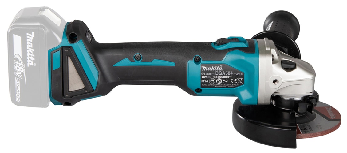 Makita Akku-Winkelschleifer »DGA504Z«, 29 mm max. Schnitttiefe, ohne Akku und Ladegerät