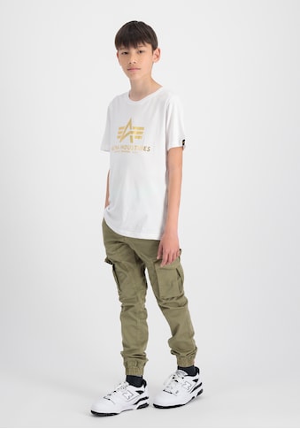 T-Shirt »ALPHA INDUSTRIES Kids - T-Shirts Basic T Foil Print Kids/Teens«