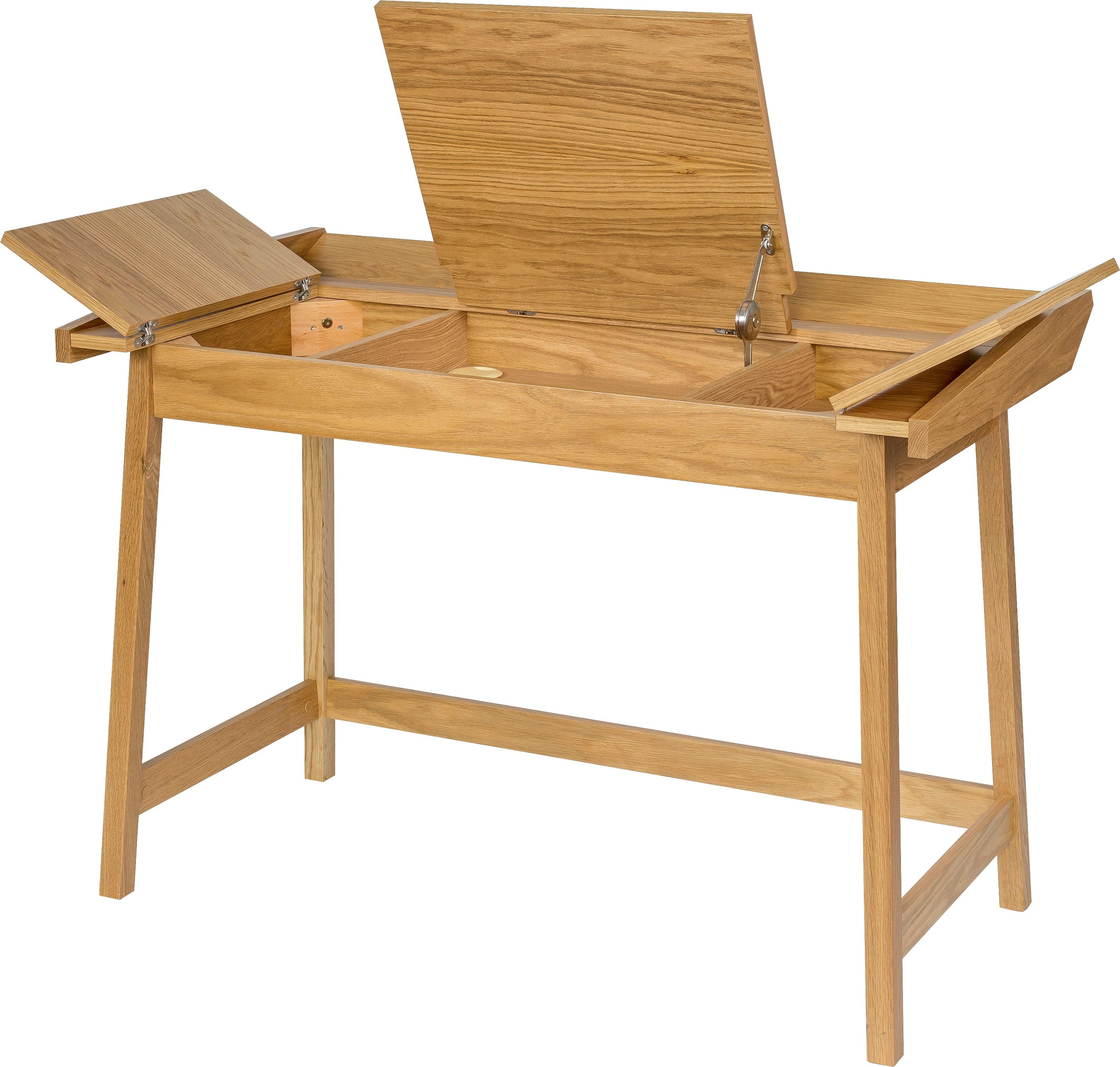 Woodman Schreibtisch »Walter«, skandinavisches Design, Holzfurnier aus Eiche