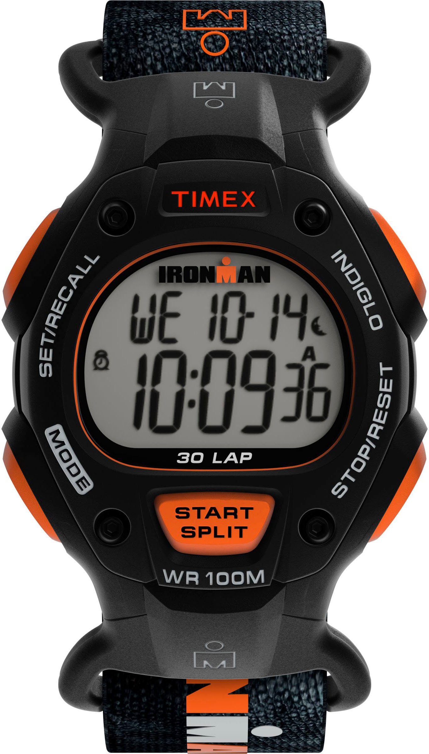 Timex Chronograph »IRONMAN MODERN VINTAGE« Quarzuhr, Armbanduhr,Herrenuhr,digital,Textilarmband,Stoppfunktion,Tag