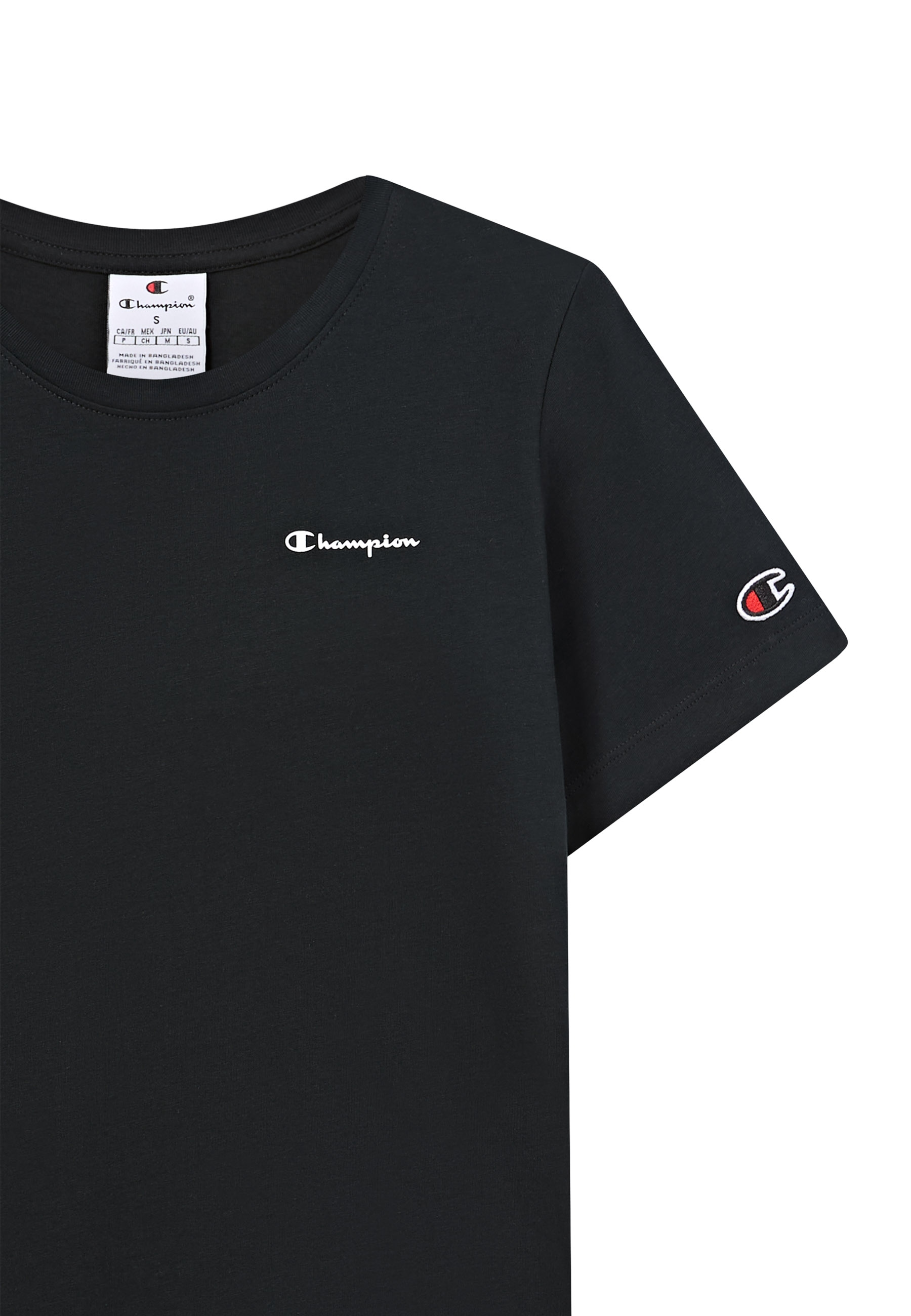 Champion T-Shirt sportliche Passform, für aktive Freizeitgestaltung, aus Baumwolle