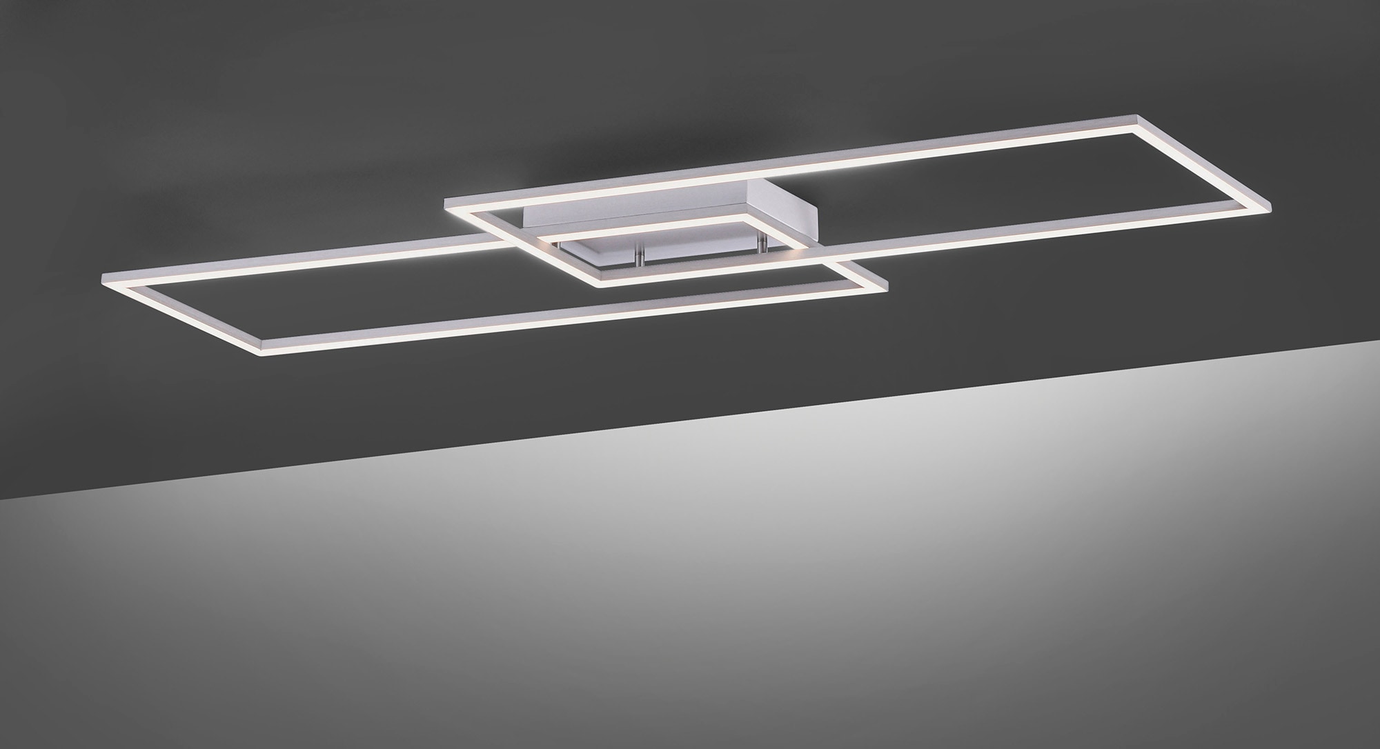 Paul Neuhaus LED Deckenleuchte »Inigo«, 2 flammig, Leuchtmittel LED-Board | LED fest integriert, Stufenlos dimmbar über vorhandenen Wandschalter