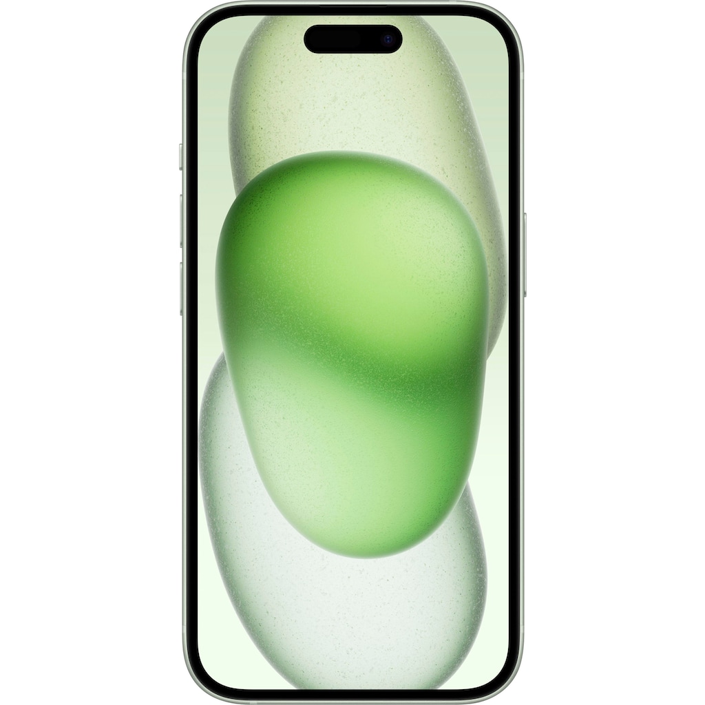 Apple Smartphone »iPhone 15 128GB«, grün, 15,5 cm/6,1 Zoll, 128 GB Speicherplatz, 48 MP Kamera