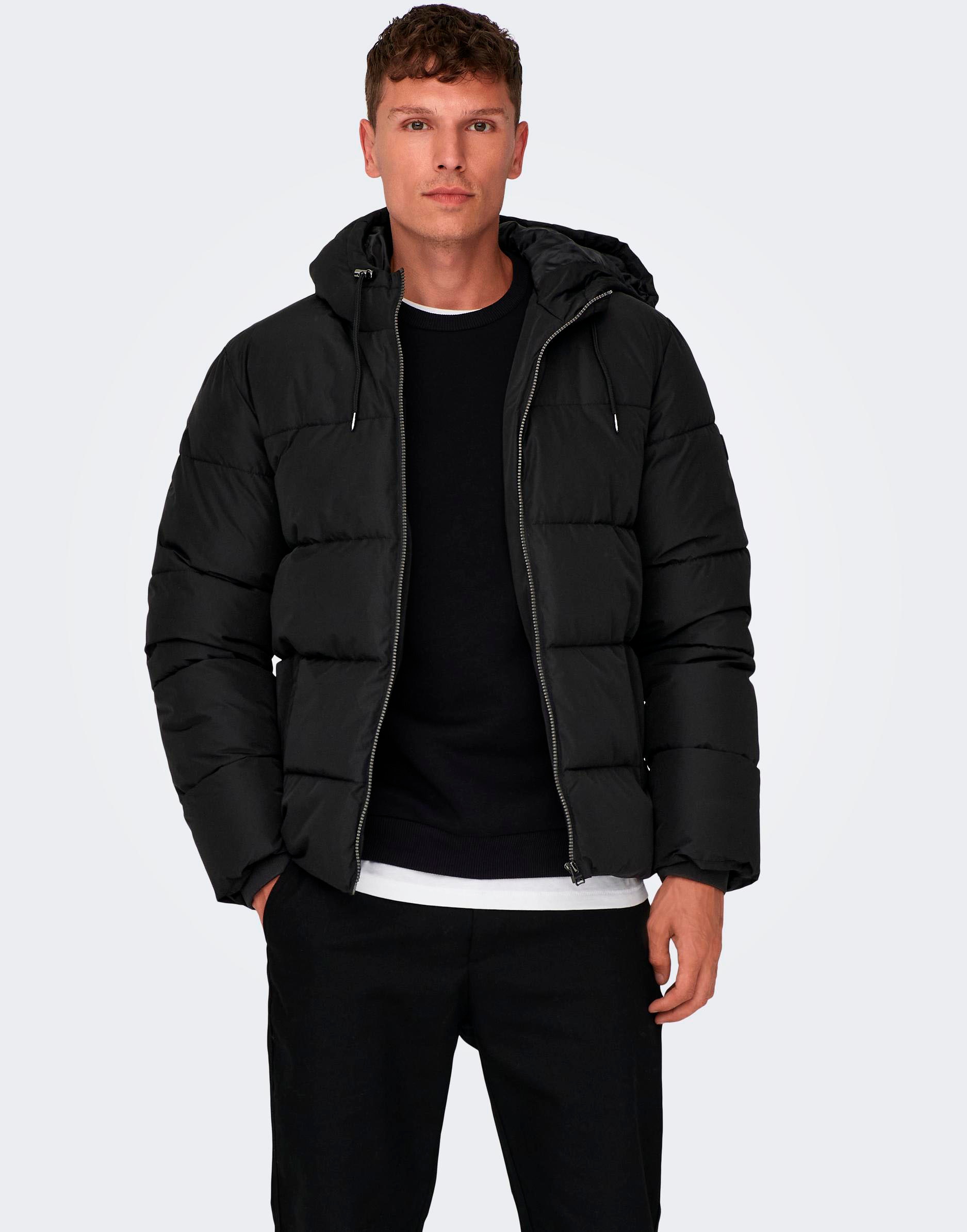 Steppjacke »ONSMARLON LIFE HOOD PUFFER JACKET OTW VD«, mit Kapuze