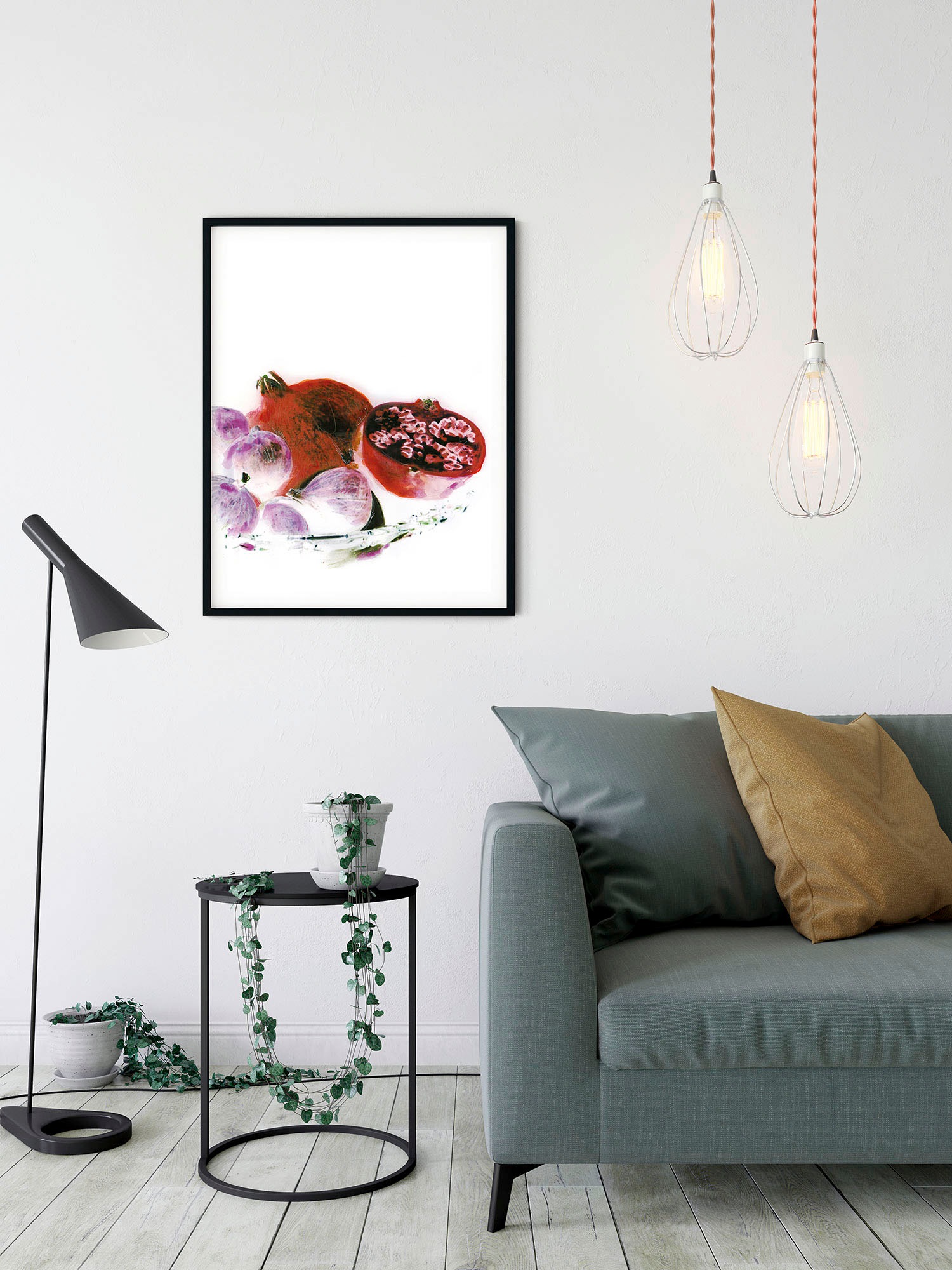 Komar Wandbild »Dinner Mediterranean«, (1 St.), Deutsches Premium-Poster Fotopapier mit seidenmatter Oberfläche und hoher Lichtbeständigkeit. Für fotorealistische Drucke mit gestochen scharfen Details und hervorragender Farbbrillanz.