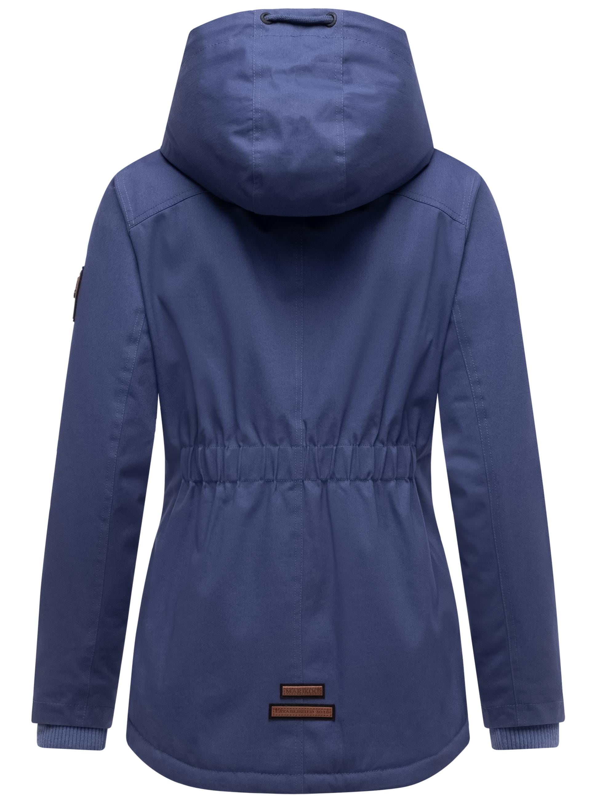 Marikoo Winterjacke »Winterjacke Bikoo« mit Kapuze sportliche Damen Outdoor Baumwolljacke mit Kapuze