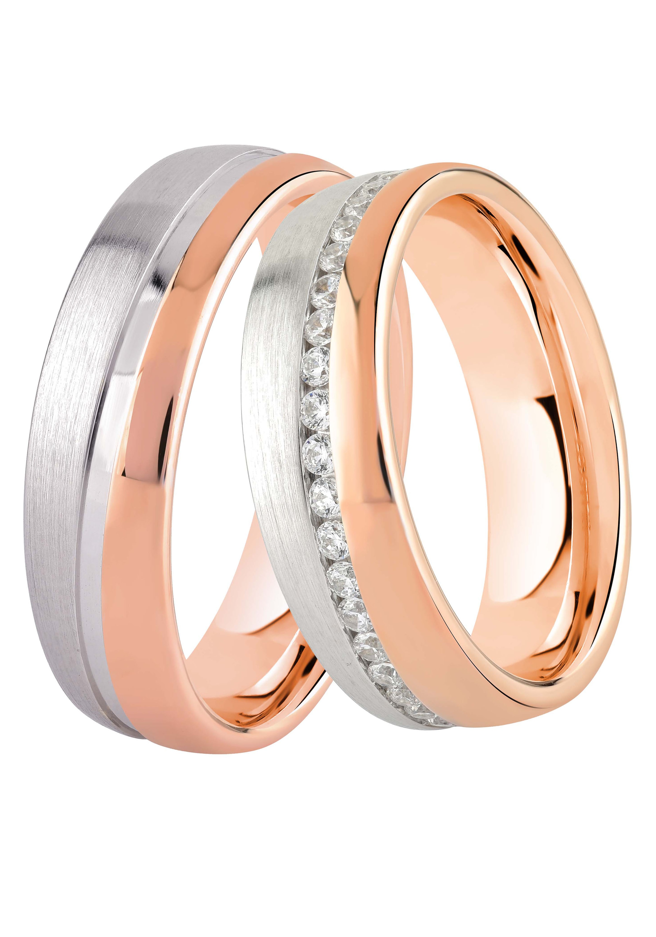 ohne Shop Silber Trauring Trauring 925 mit o. »Schmuck Zirkonia Geschenk im bestellen DOOSTI Online Partnerring Ehering OTTO LIEBE«,