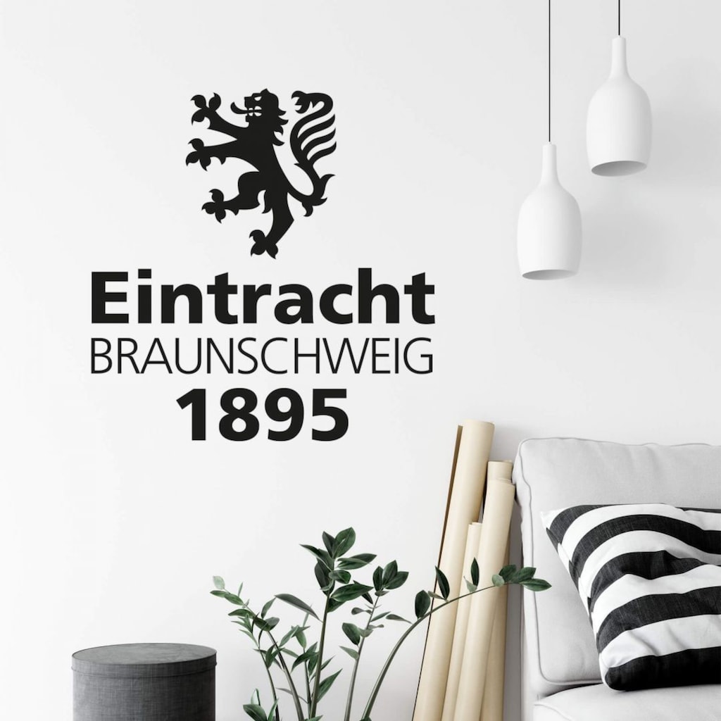 Wall-Art Wandtattoo »Eintracht Braunschweig Löwe«, (1 St.)