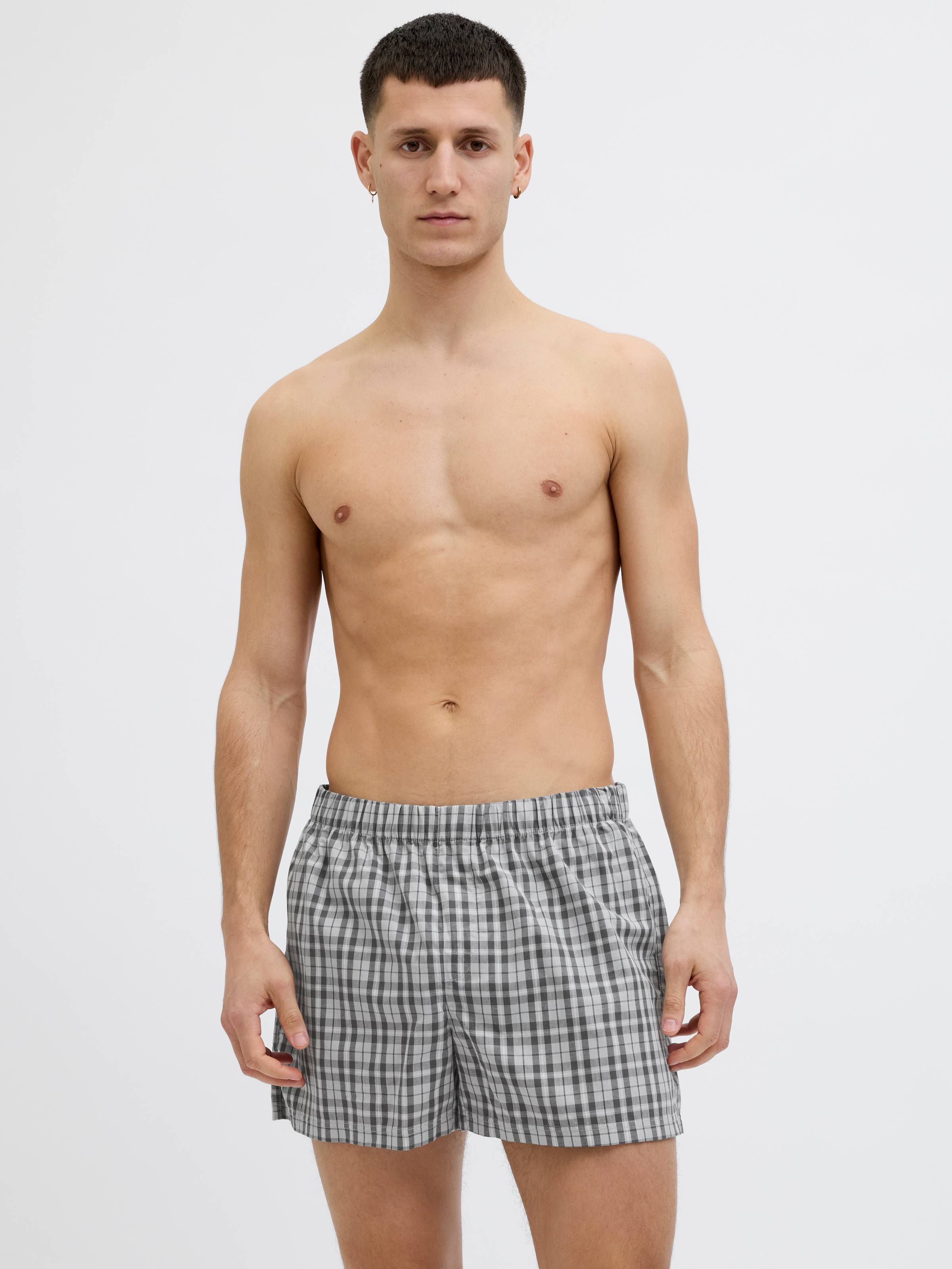 Jack & Jones Boxershorts »JACMILANO WOVEN BOXERS 3 PACK NOOS«, (Packung, 3 St.)