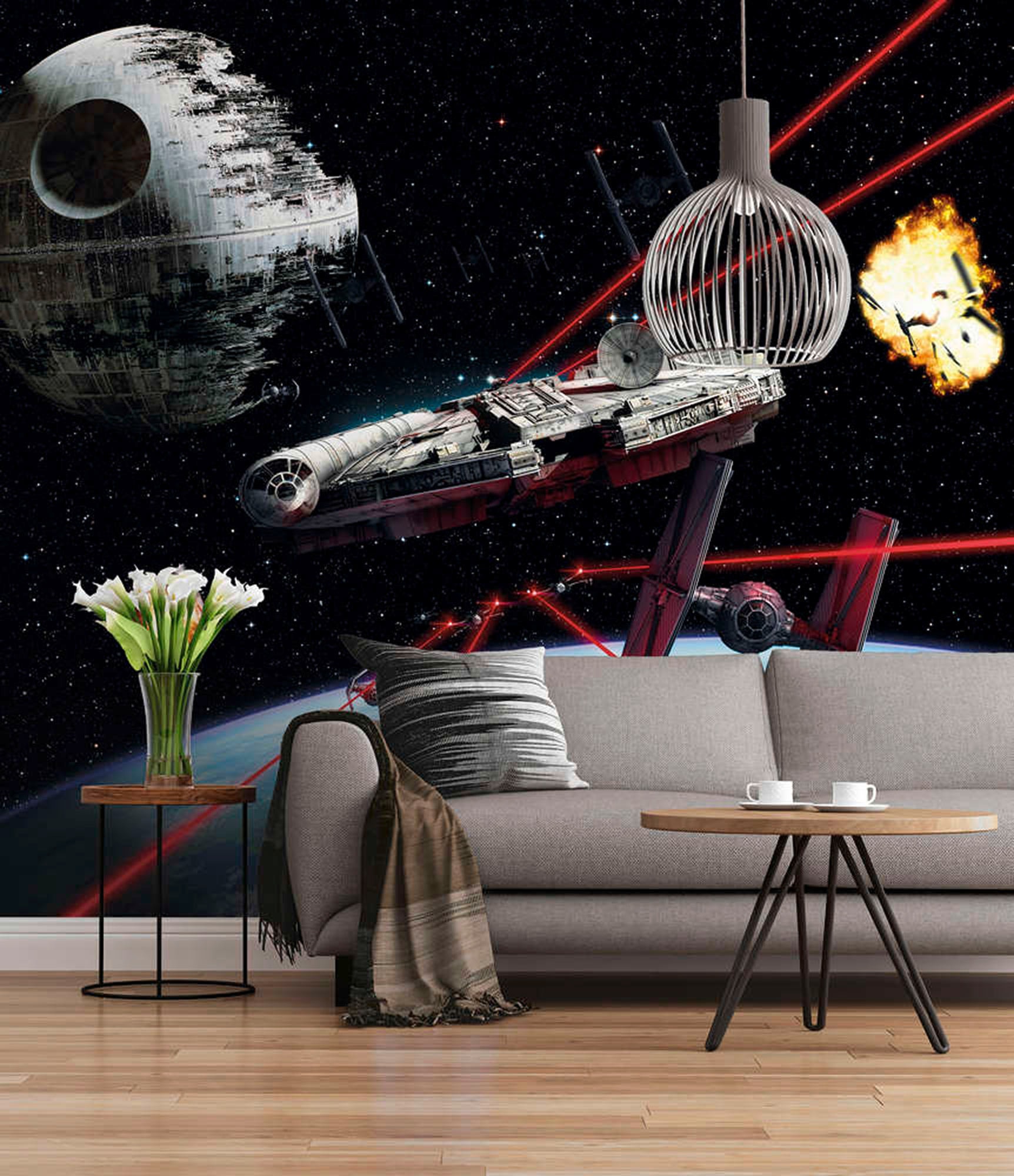 Komar Fototapete »Star Wars Millennium Falcon«, 368x254 cm (Breite x Höhe)  online kaufen bei OTTO