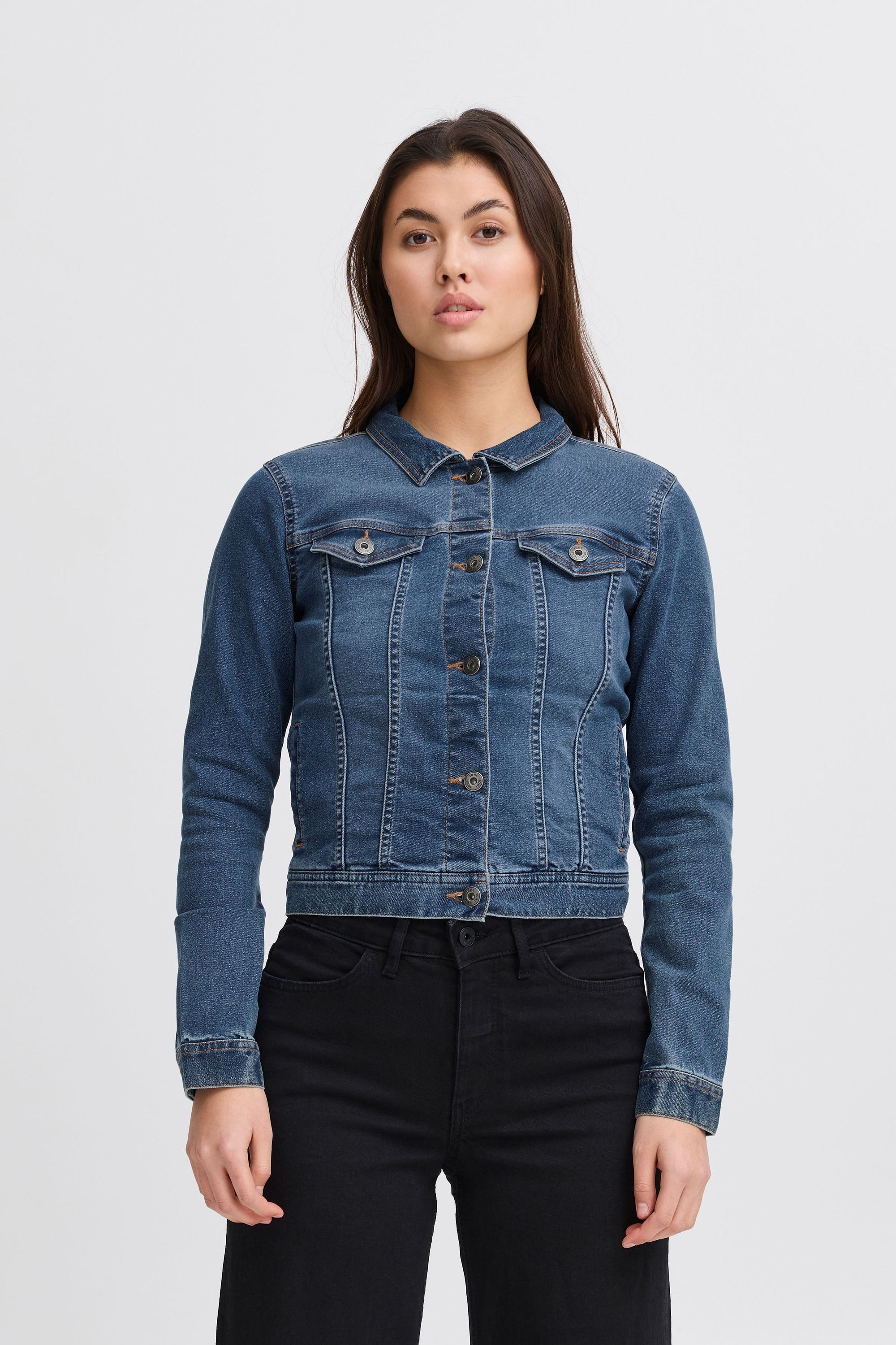 Ichi Jeansjacke »Jeansjacke IHBILLY JA«, ohne Kapuze