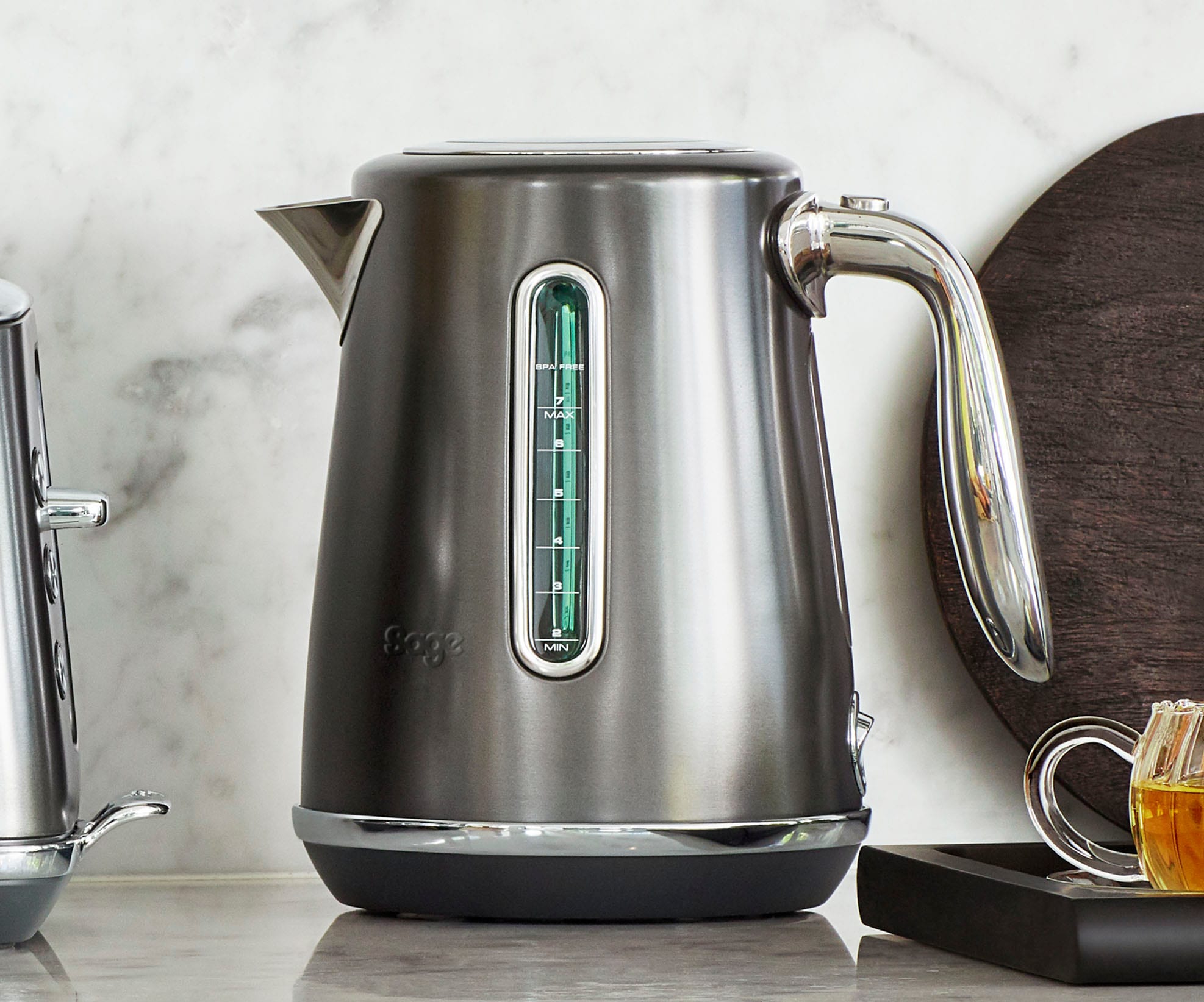 Sage Wasserkocher »SKE735BST«, 1,7 l, 3000 W, the Soft Top Luxe, Black Stainless Steel