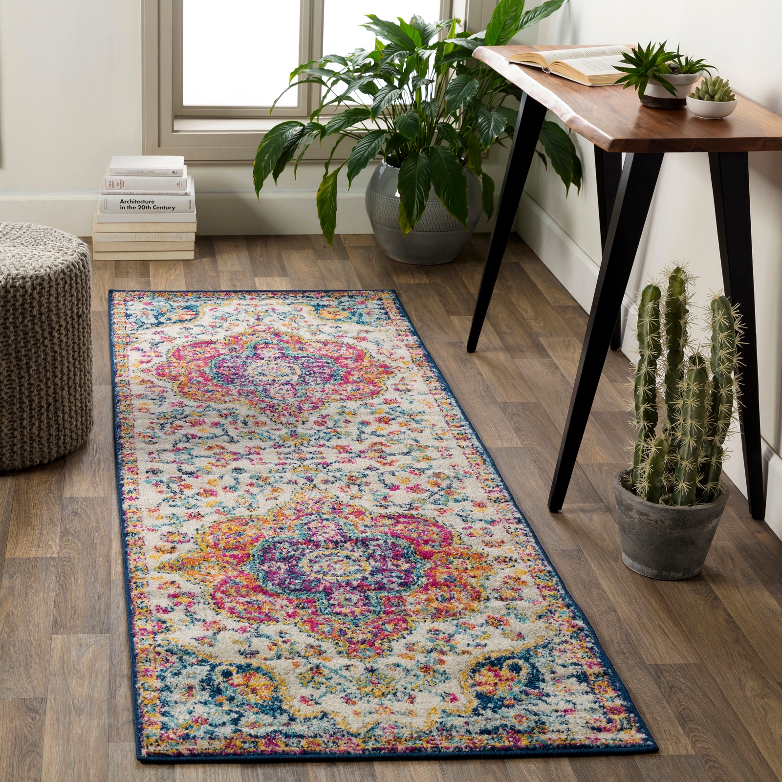 Livabliss Teppich »RABAT«, rechteckig, 8 mm Höhe, Vintage Orientteppich, Kurzflor Boho Wohnzimmerteppich, Läufer