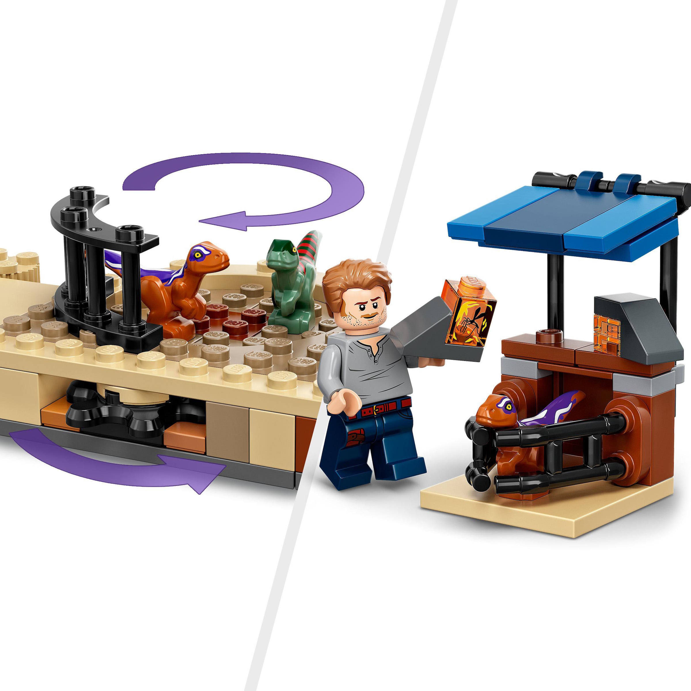 LEGO® Konstruktionsspielsteine »Atrociraptor: Motorradverfolgungsjagd (76945), LEGO® Jurassic World«, (169 St.), Made in Europe