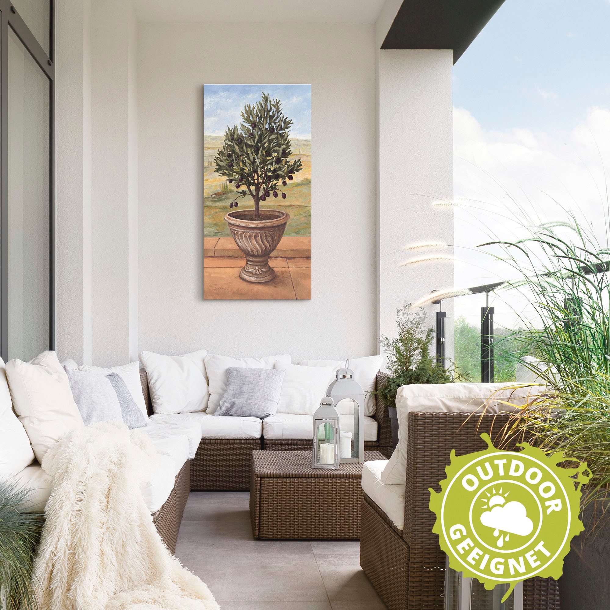 Artland Wandbild »Olivenbaum«, Pflanzen, (1 St.), als Alubild, Outdoorbild, Leinwandbild, Wandaufkleber, versch. Größen