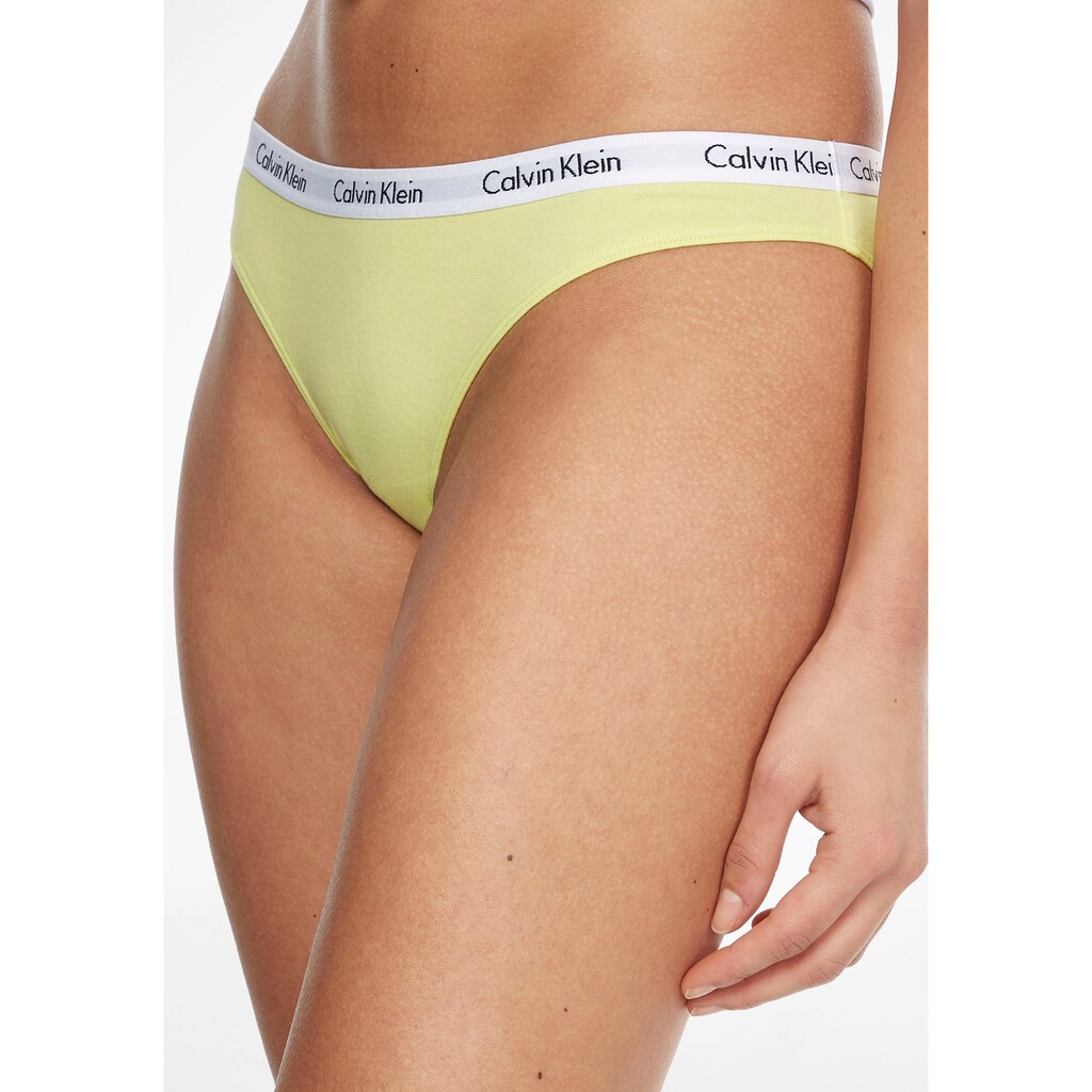 Calvin Klein Slip, (3er-Pack), mit Logoschriftzug am Bund