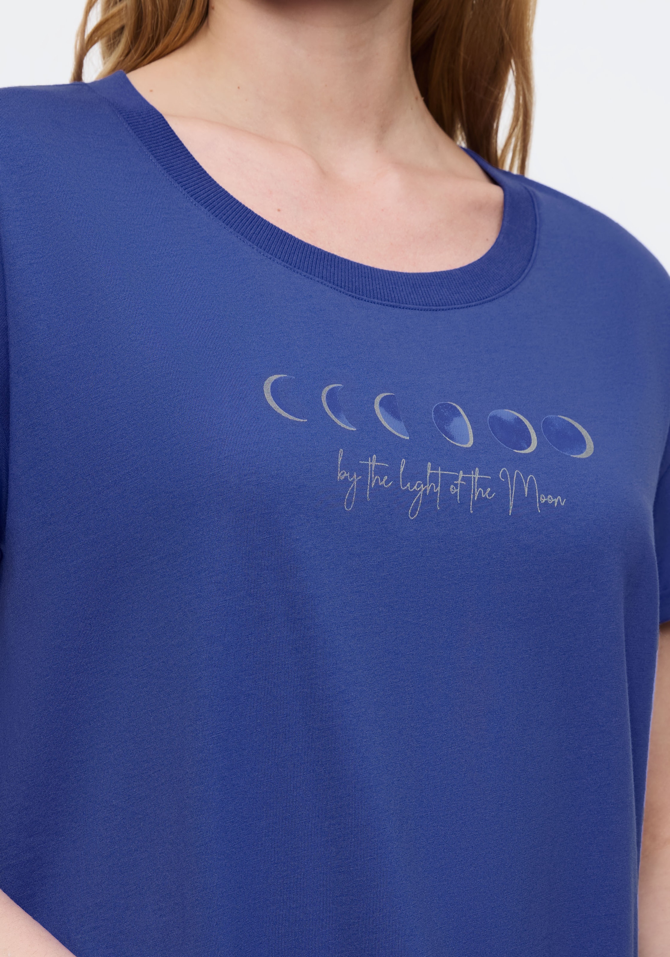 Triumph Nachthemd »Nightdresses NDK X« Ohne Taschen weich, atmungsaktiv, gerippter Rundhalsausschnitt, Kurzarm