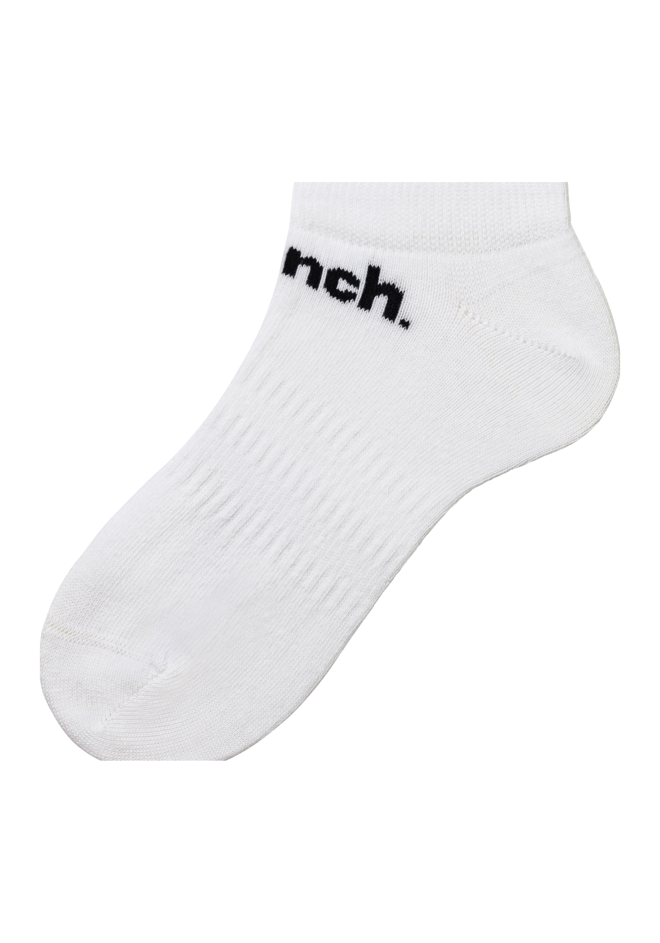 Bench. Sportsocken, (Packung, 6 Paar), Sneakersocken mit klassischem Logoschriftzug