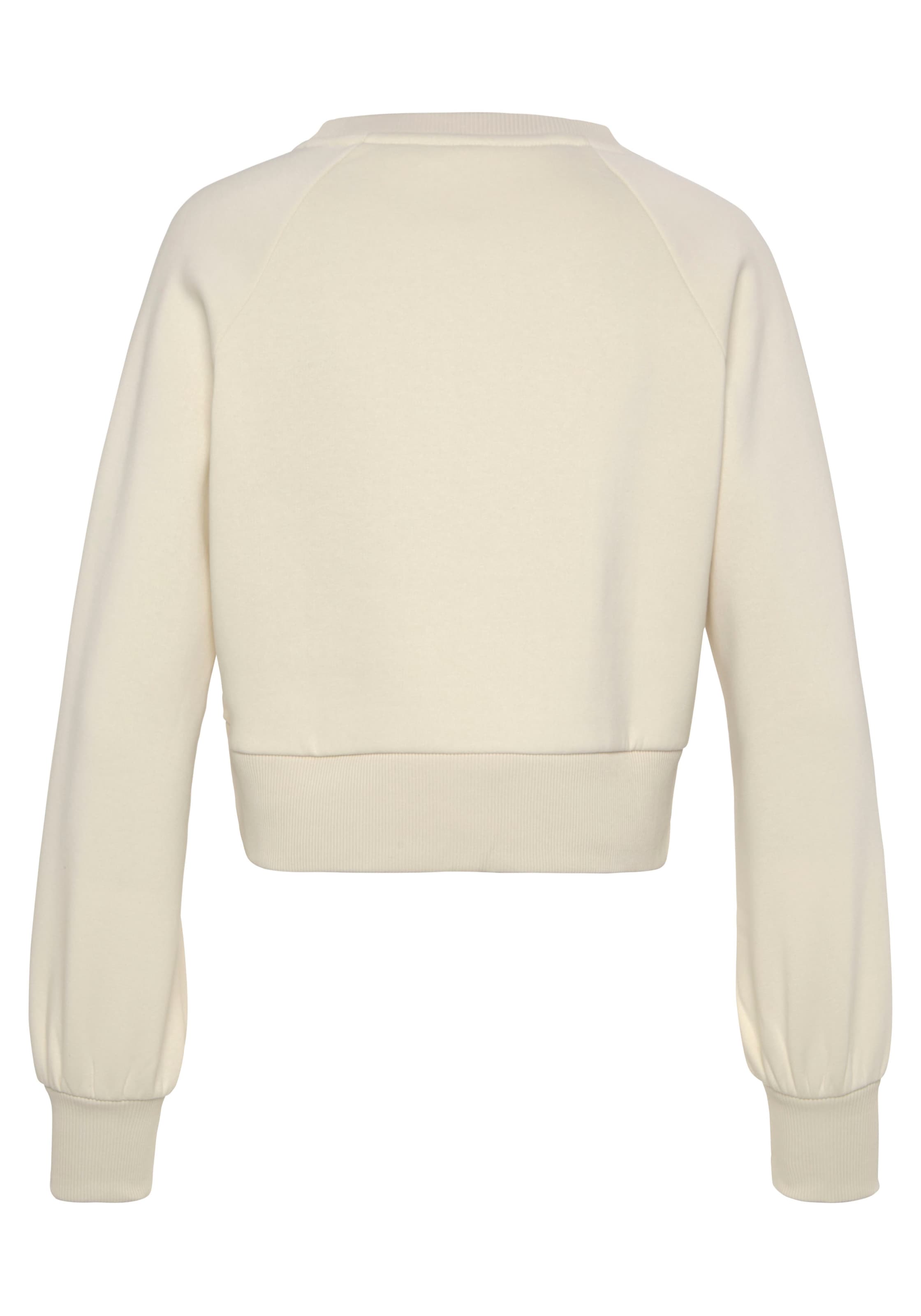 LSCN by LASCANA Sweatshirt, mit Ziernähten, Loungeanzug