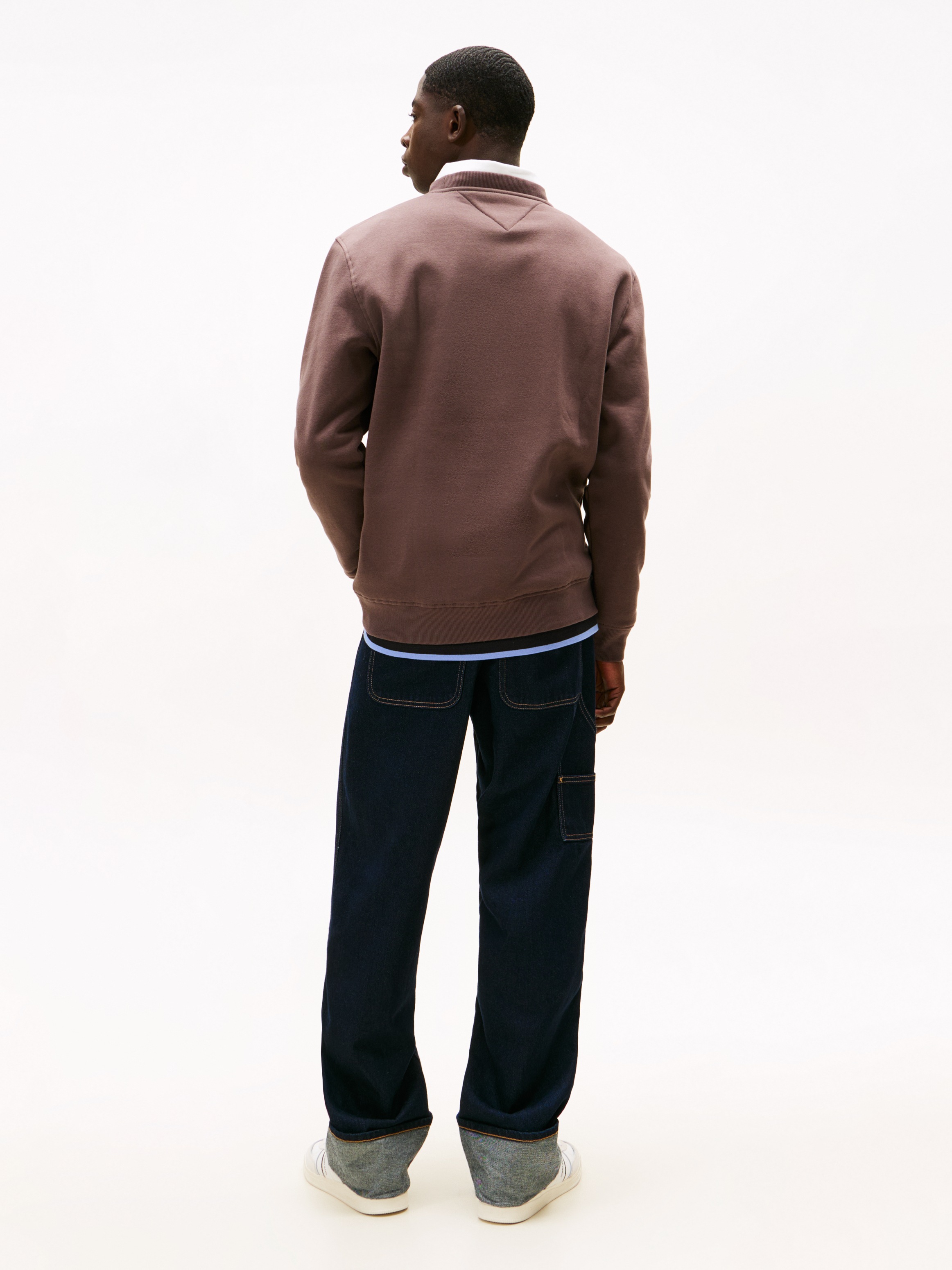Tommy Jeans Sweatshirt »TJM REG LINEAR CREW EXT«, mit Logostickerei
