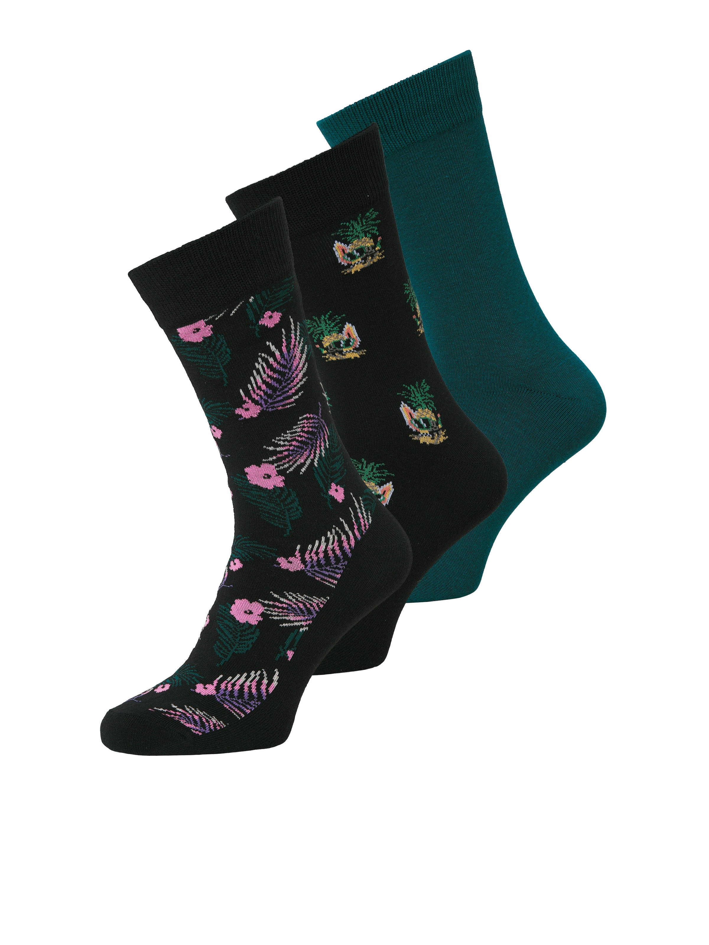 Jack & Jones Freizeitsocken »JACPINEAPPLE SKULLS SOCKS 3 PACK SN« Packung, 3 Paar tlg.
