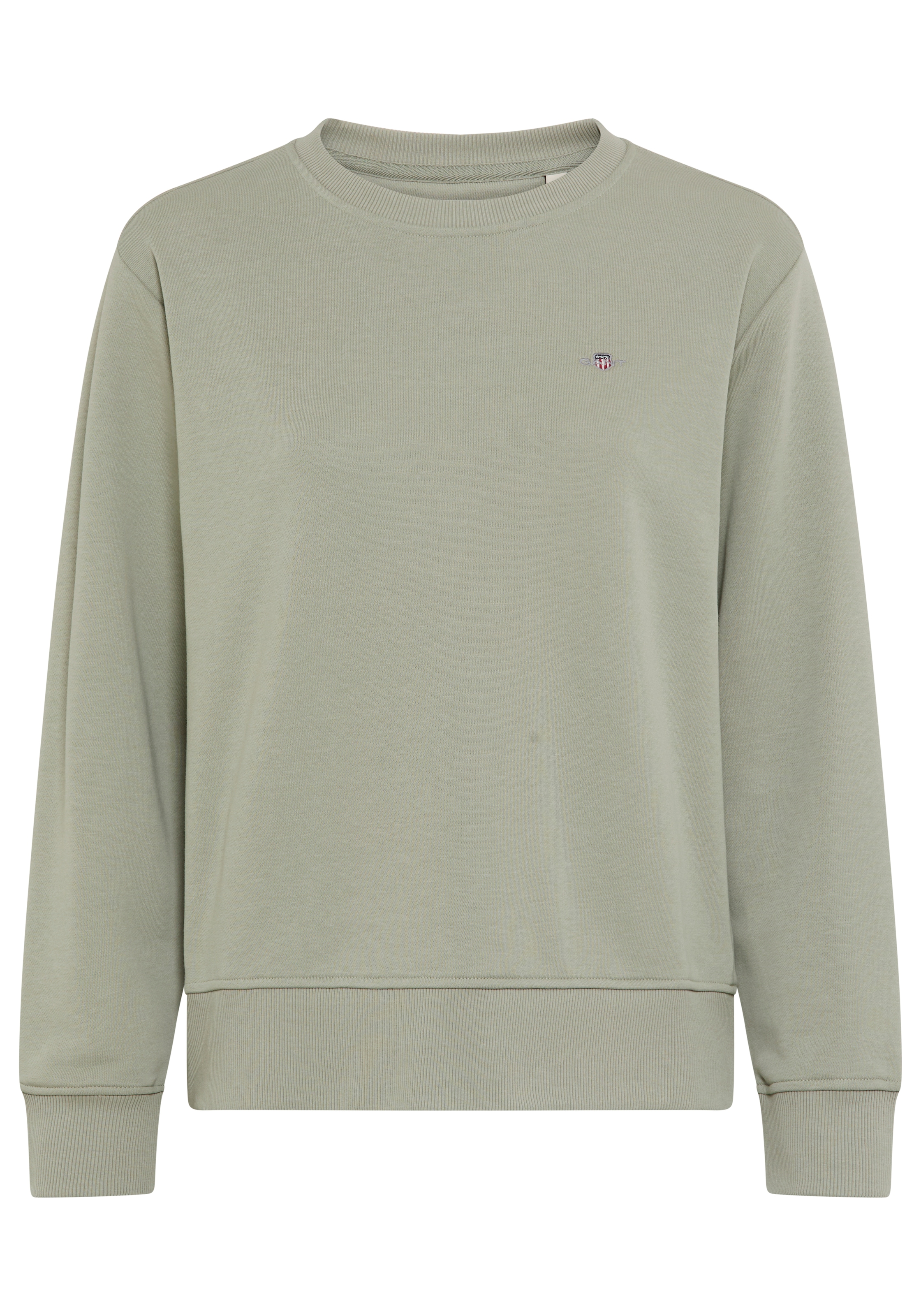 Gant Sweatshirt »SHIELD C-NECK SWEAT«, Grafische GANT-Stickerei auf der Brust