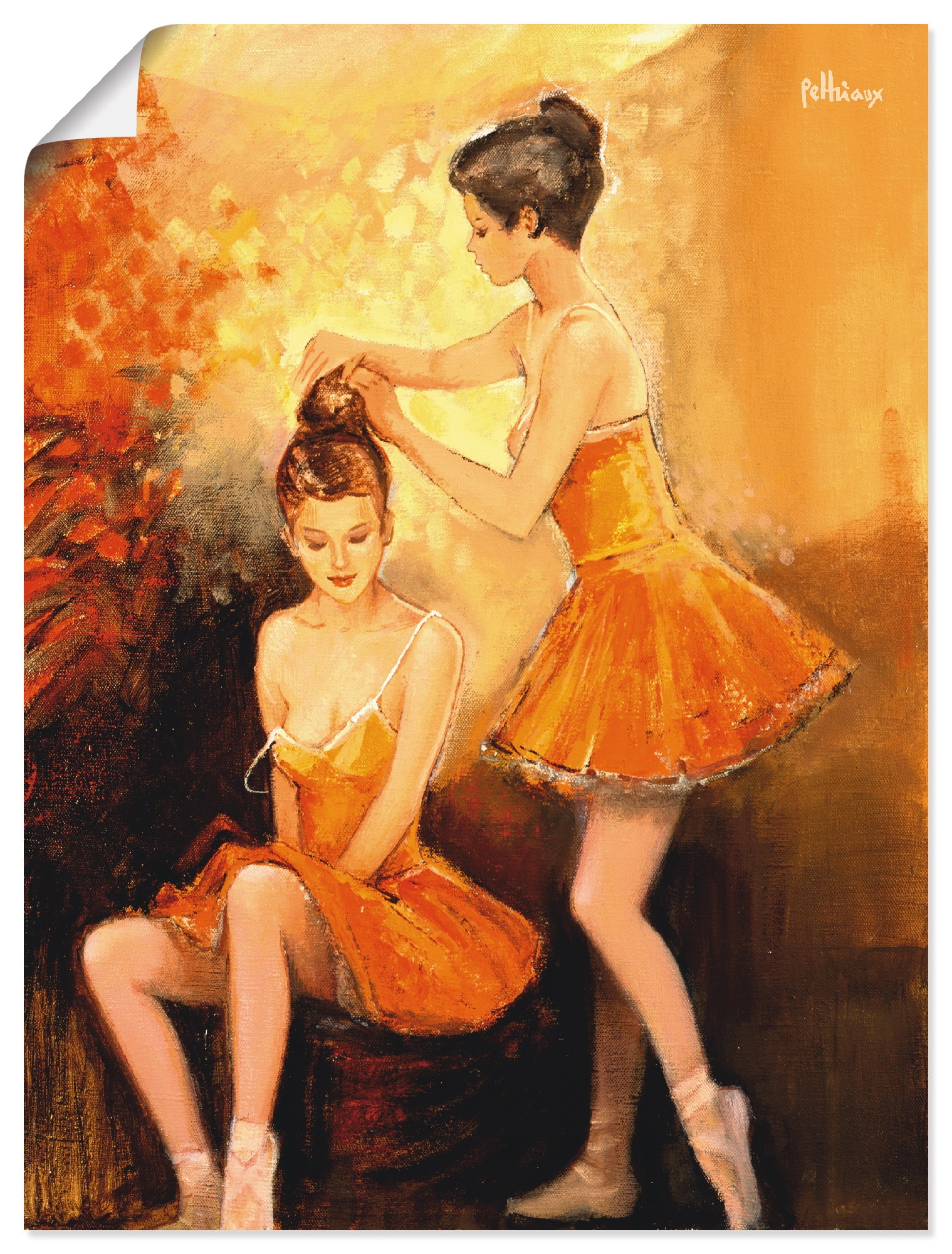 Artland Wandbild »Ballett«, Sport, (1 St.), in vielen Größen & Produktarten - Alubild / Outdoorbild für den Außenbereich, Leinwandbild, Poster, Wandaufkleber / Wandtattoo auch für Badezimmer geeignet