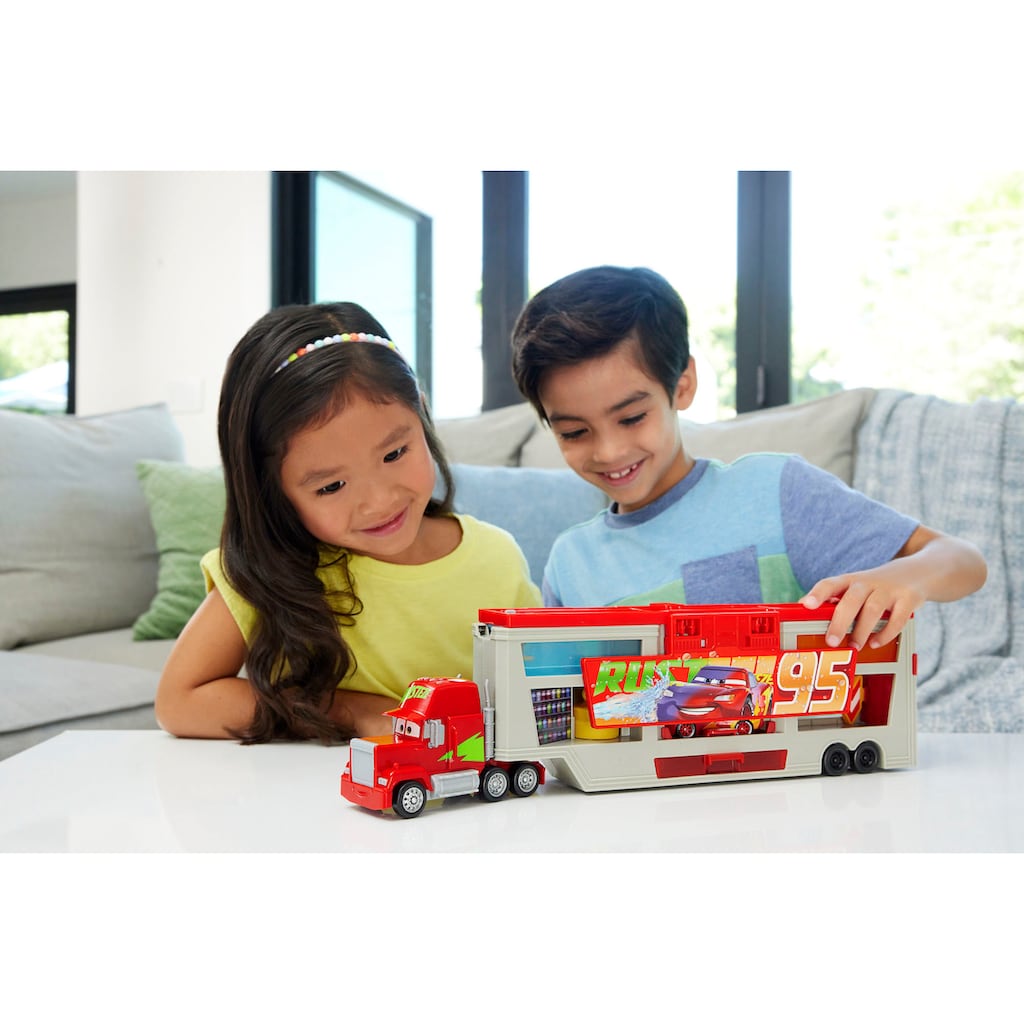 Mattel® Spielzeug-LKW »Disney und Pixar Cars, Lackiererei Mack mit 1 Spielzeugauto«