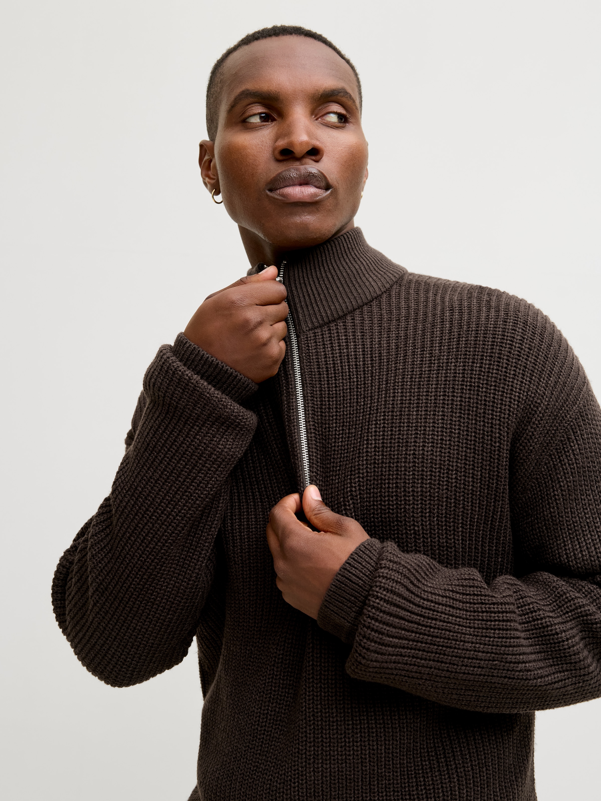 Jack & Jones Troyer »JJKAITO KNIT HALF ZIP BF«