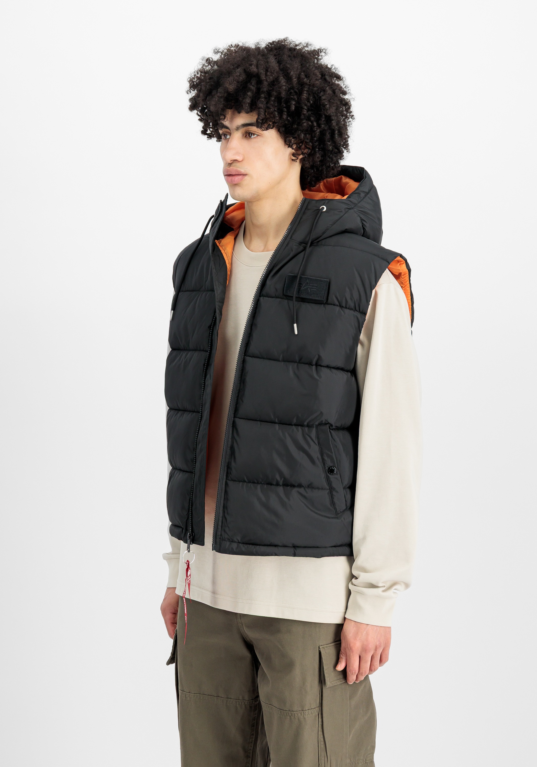 Alpha Industries Blouson »Hooded Puffer Vest FD Westen«