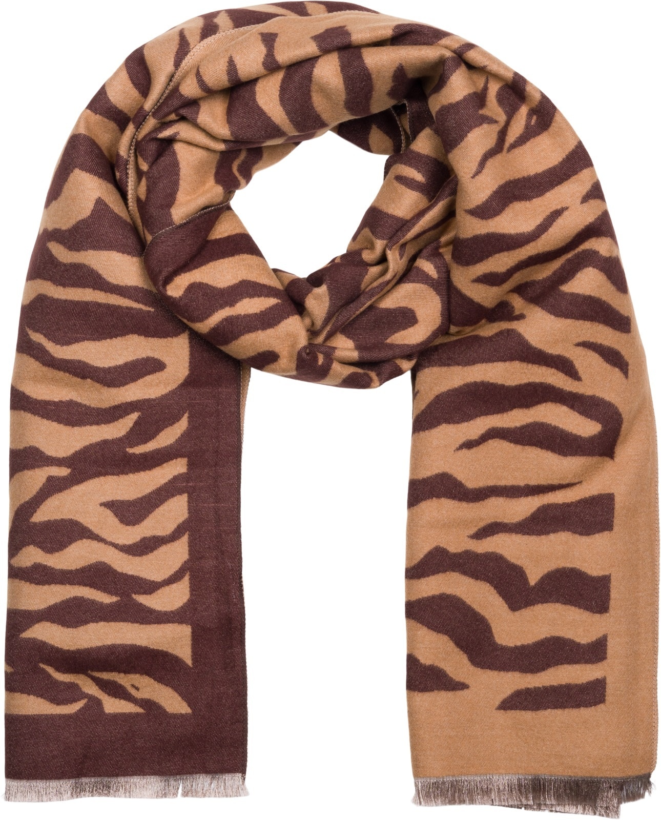 styleBREAKER Schal »Schal mit Zebra Muster« 1 Stk.