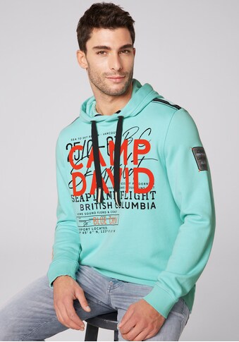CAMP DAVID Kapuzensweatshirt, mit großer Logostickerei kaufen