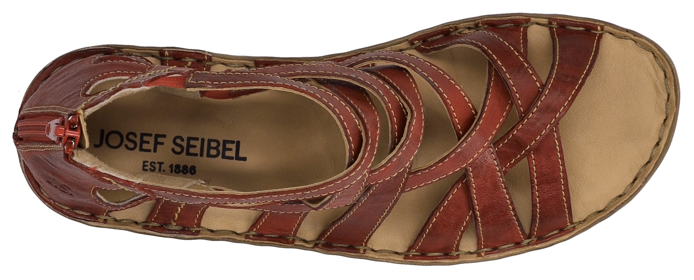 Josef Seibel Sandale »Ivy 06«, Römdersandale, Sandalette, Riemchensandale mit Reißverschluss