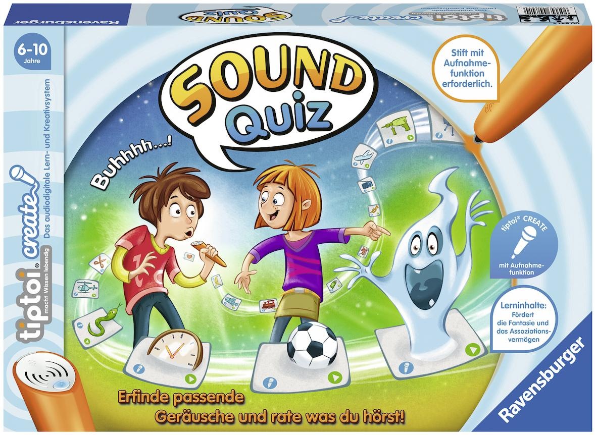 Ravensburger Spiel »tiptoi® CREATE, Sound-Quiz«, Made in Europe, FSC® - schützt Wald - weltweit