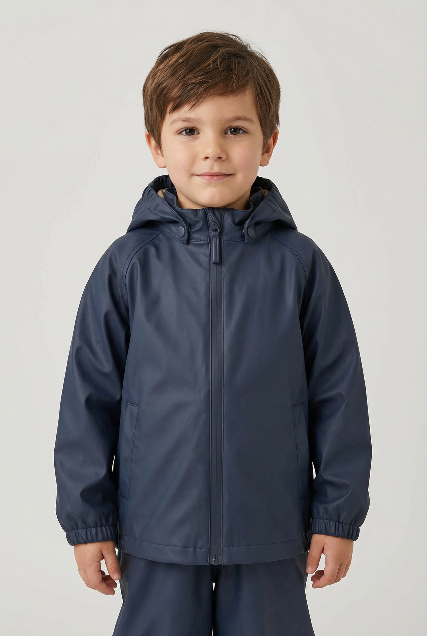 WHEAT Regenjacke »Rainwear Charlie« Set, 2 Stk. tlg. mit Kapuze wasserdicht, mit Reflektoren und mit passender Latzhose