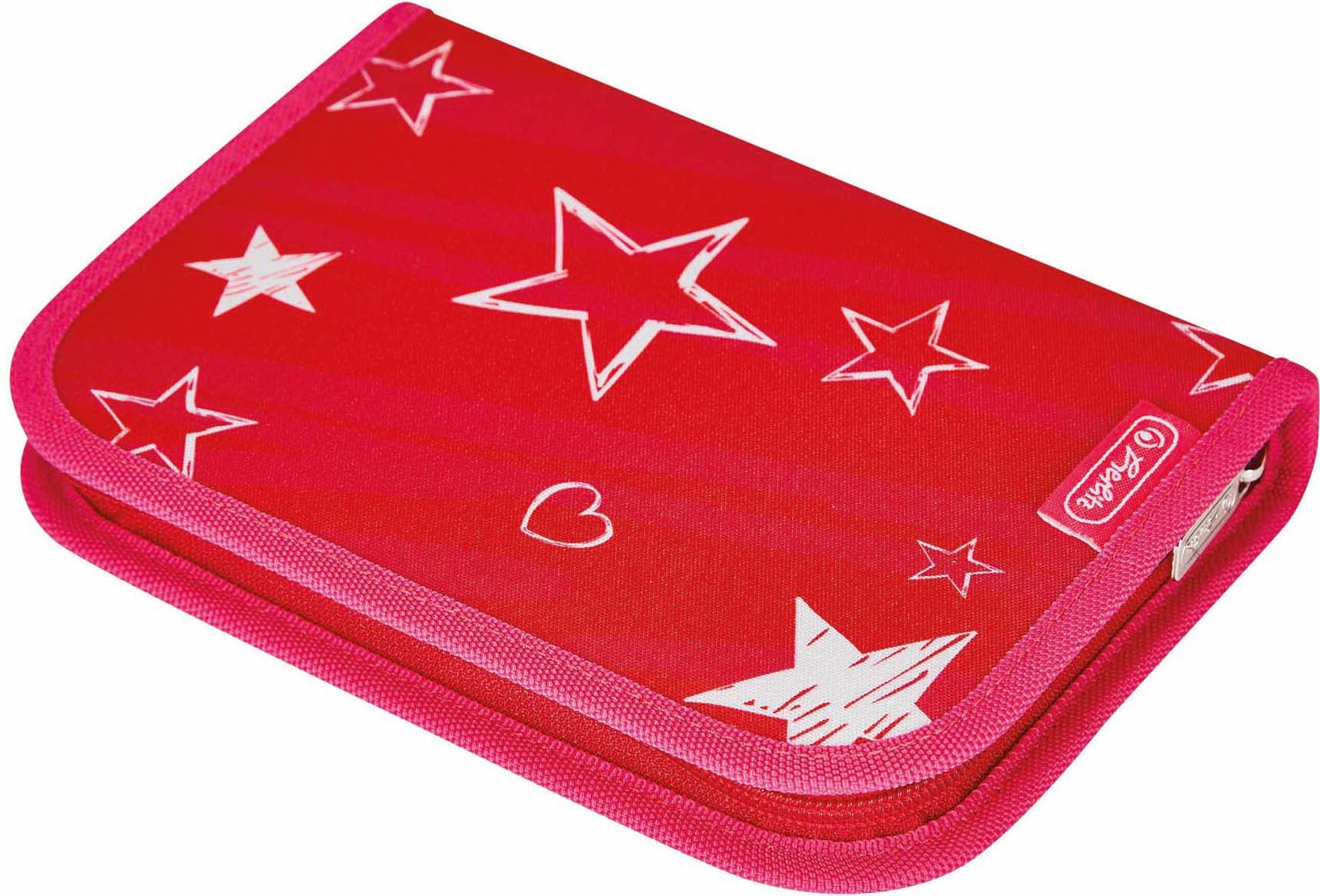 Herlitz Schulrucksack »SoftLight Plus, Stars&Stripe«, Reflektoren-Floureszierende Flächen, mit 2 abnehmbaren Applikationen