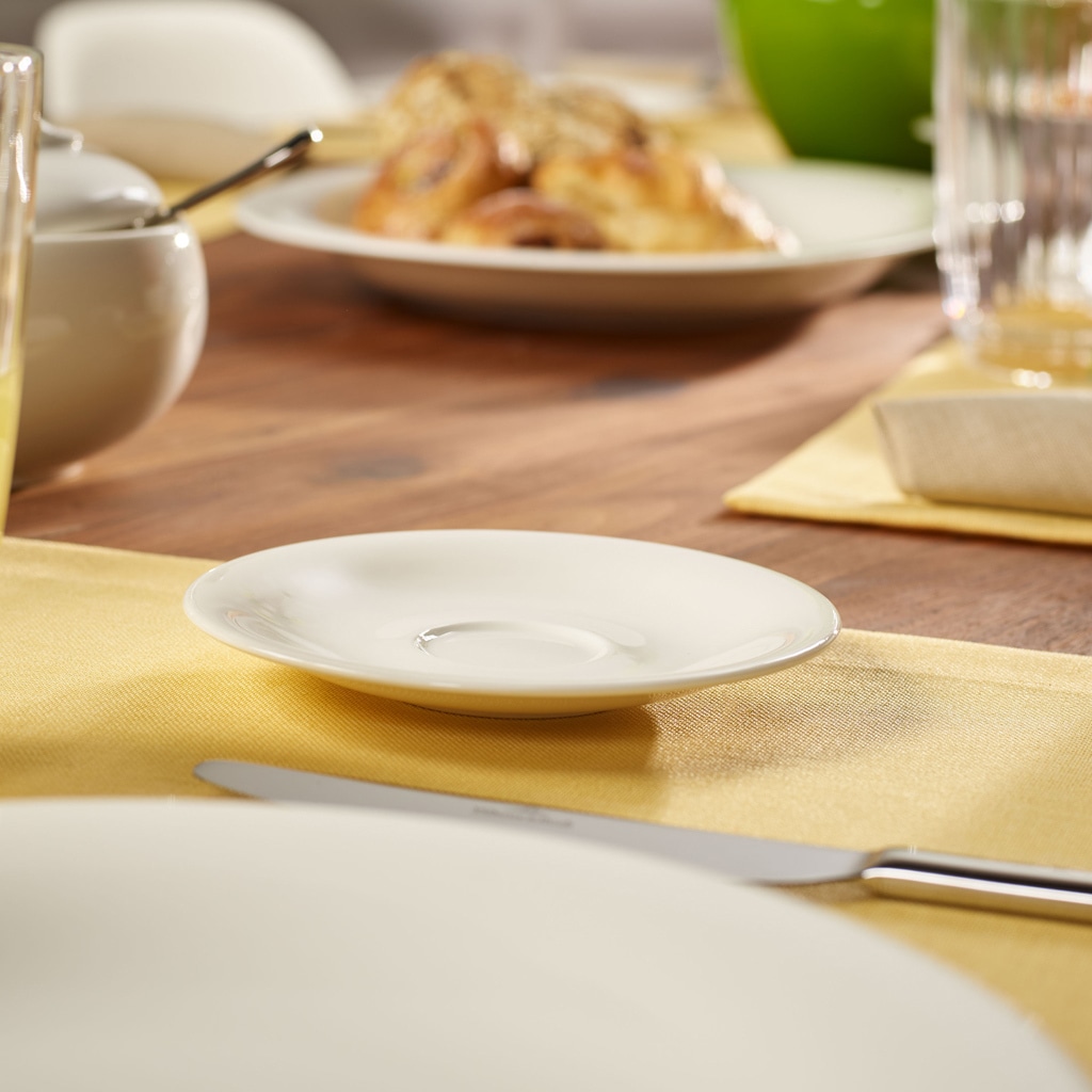 Villeroy & Boch Tasse »Espressotassen mit Untertassen New Cottage Basic 50 ml 6er Set weiß«
