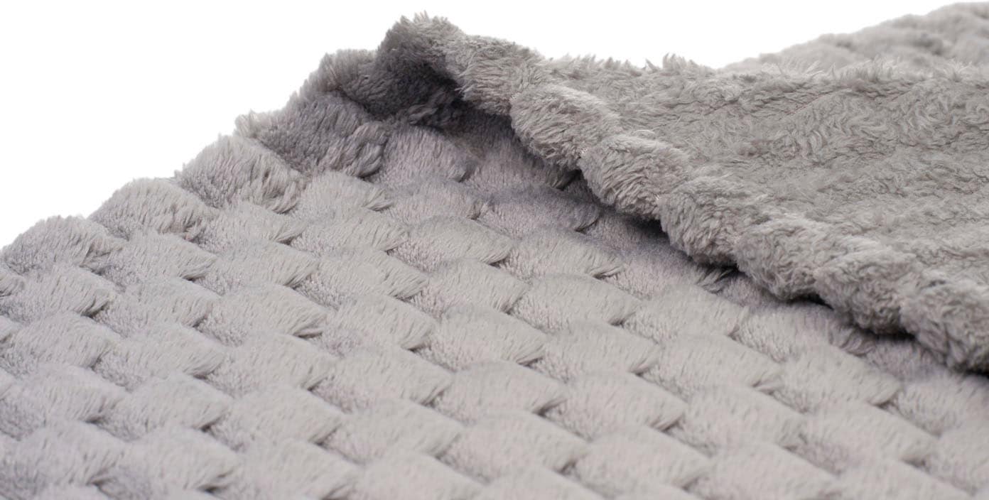 Gözze Wohndecke »Decke 3D - Bubbles«, Jacquard gewebte Decke in 3D Optik